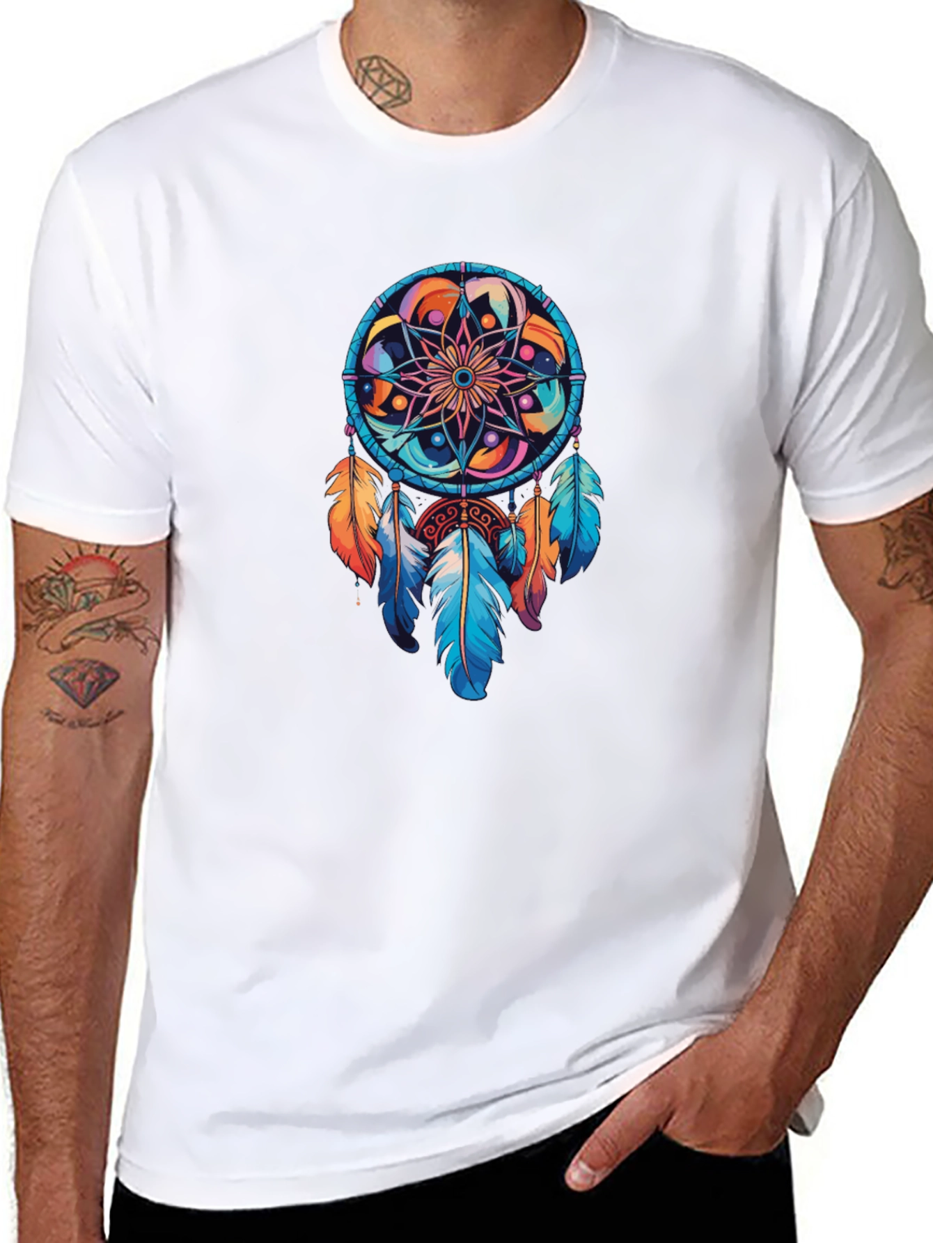 Dreamcatcher Graphic Tee - Boho Style