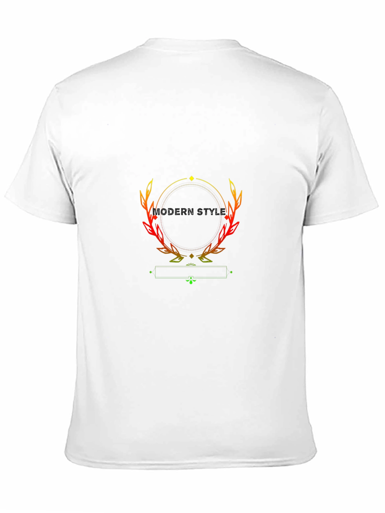 Modern Style Black T-Shirt