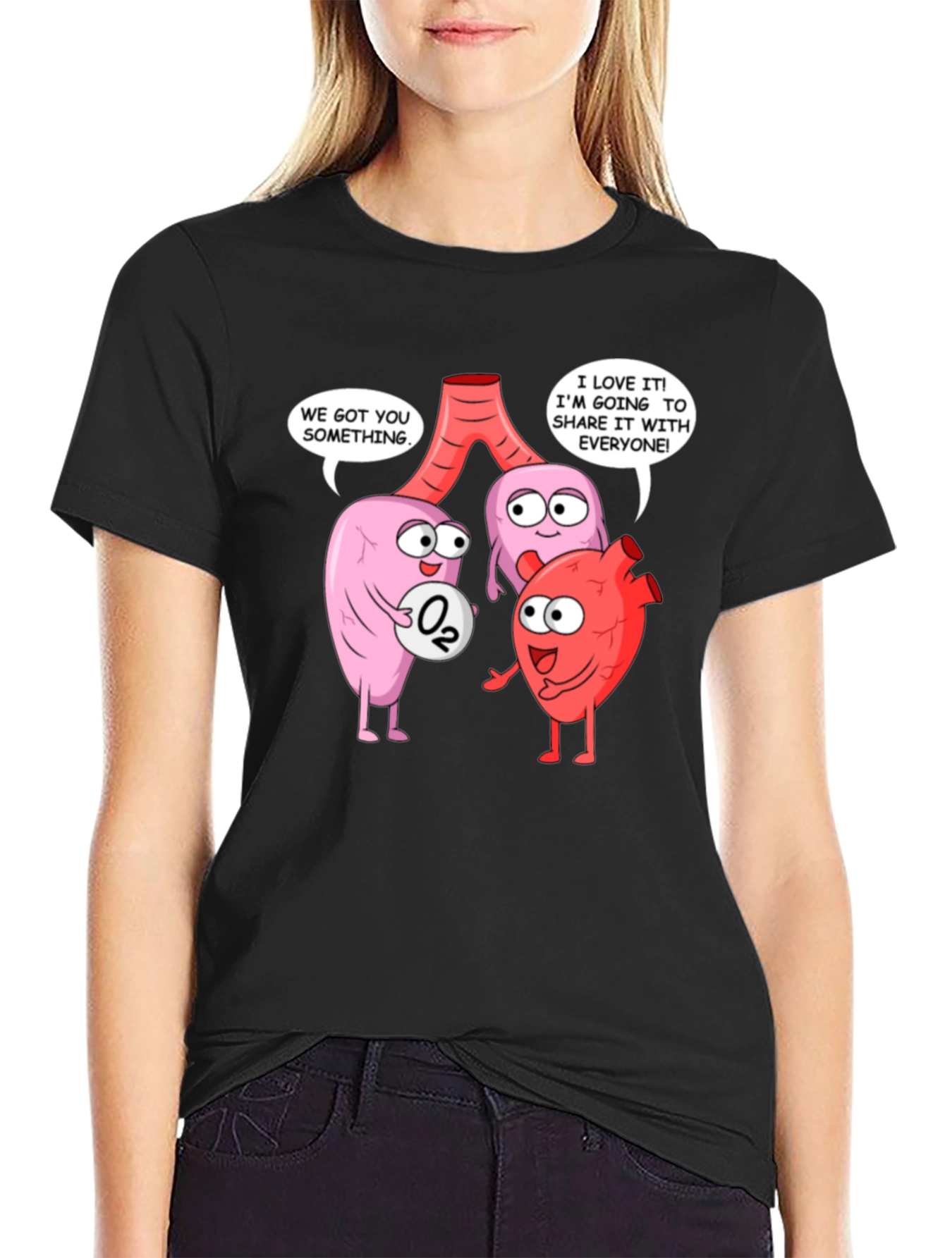 Anatomically Funny T-Shirt - Share the Love!