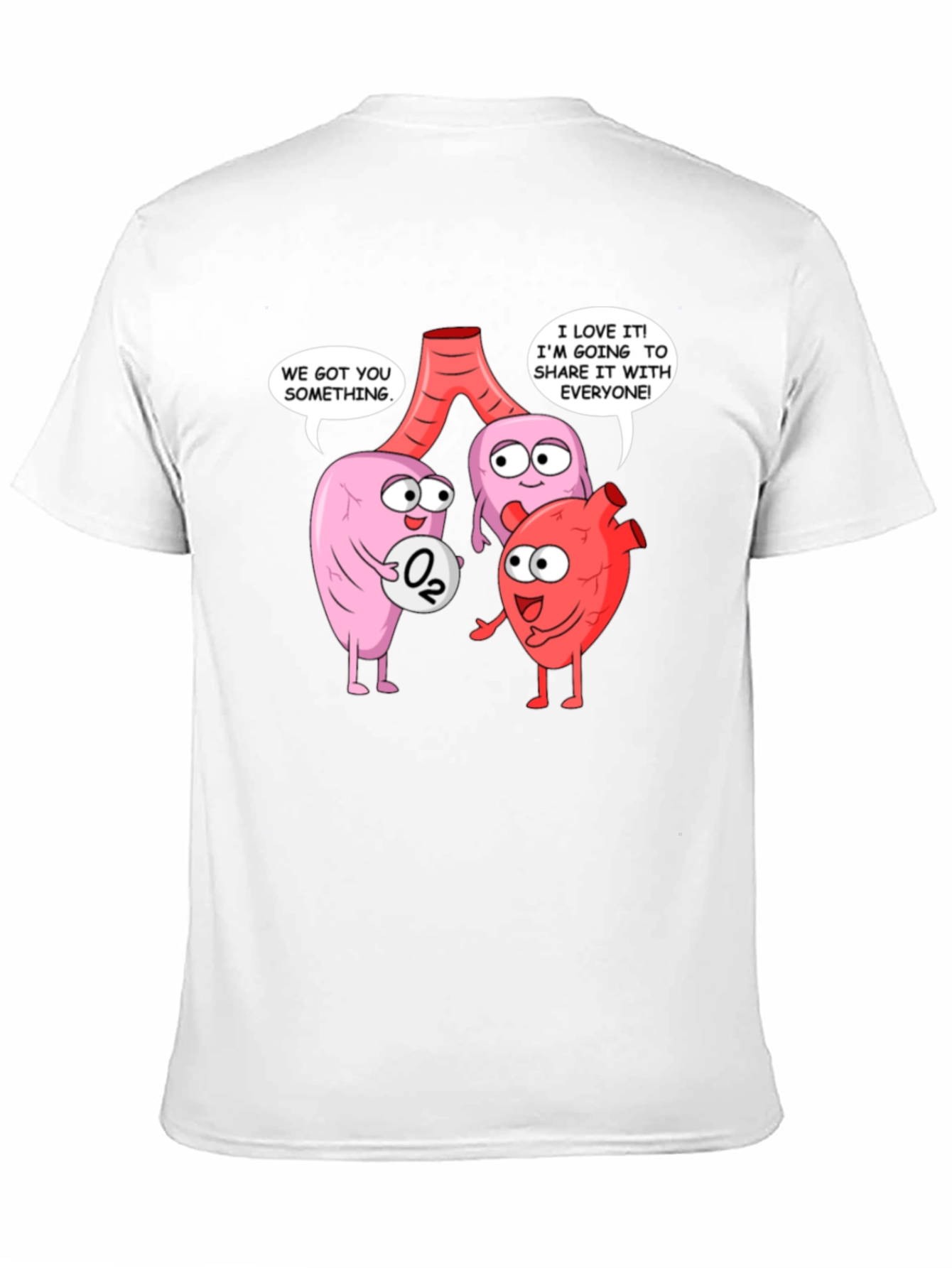 Anatomically Funny T-Shirt - Share the Love!