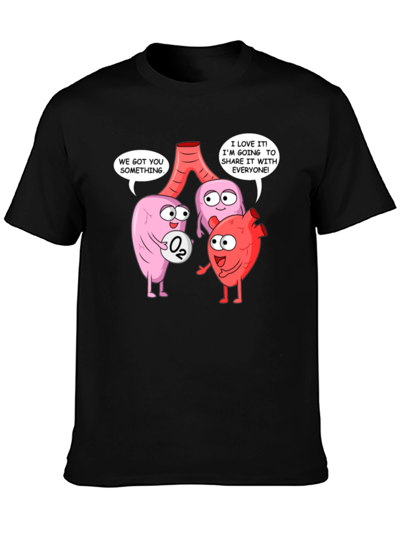 Anatomically Funny T-Shirt - Share the Love!