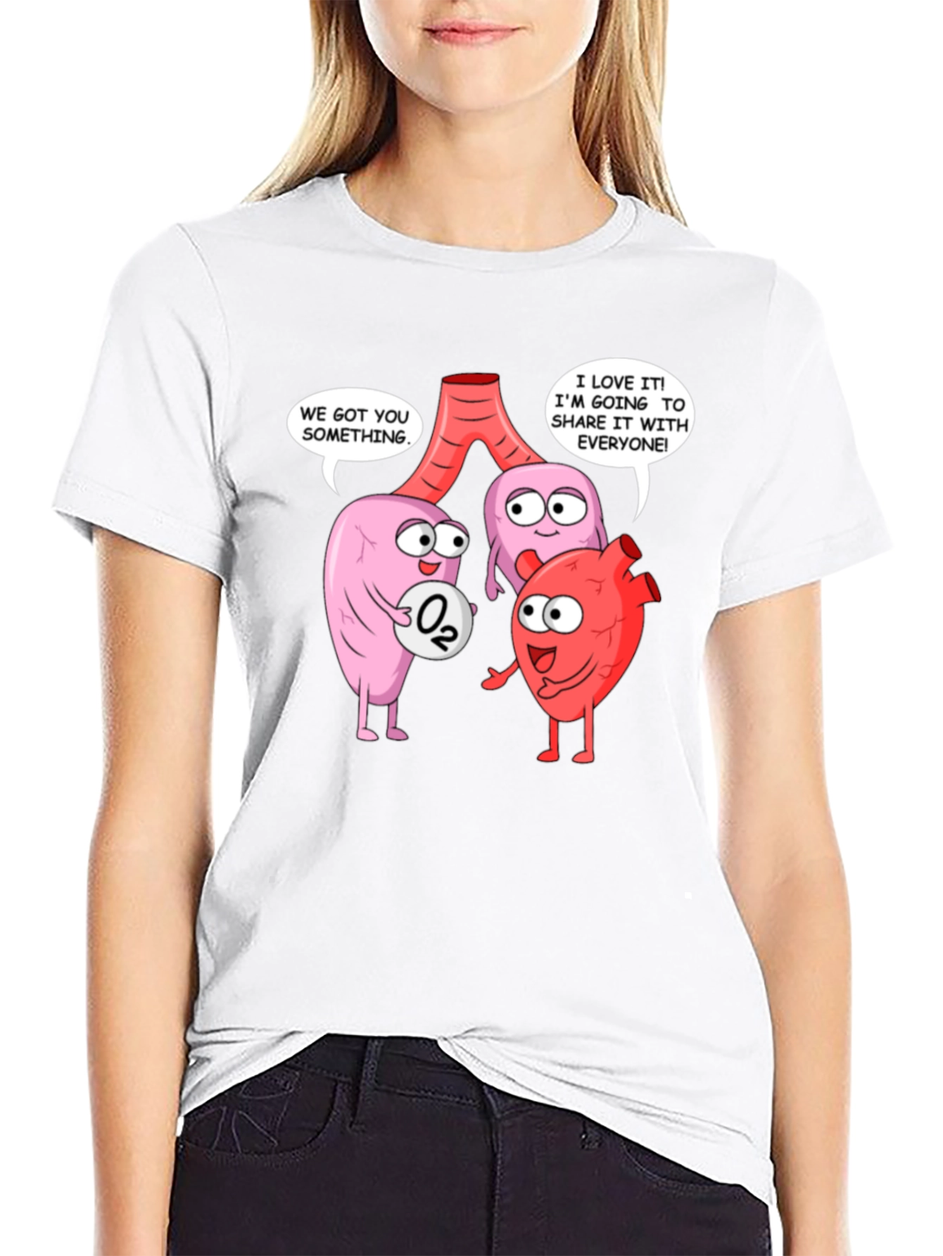 Anatomically Funny T-Shirt - Share the Love!