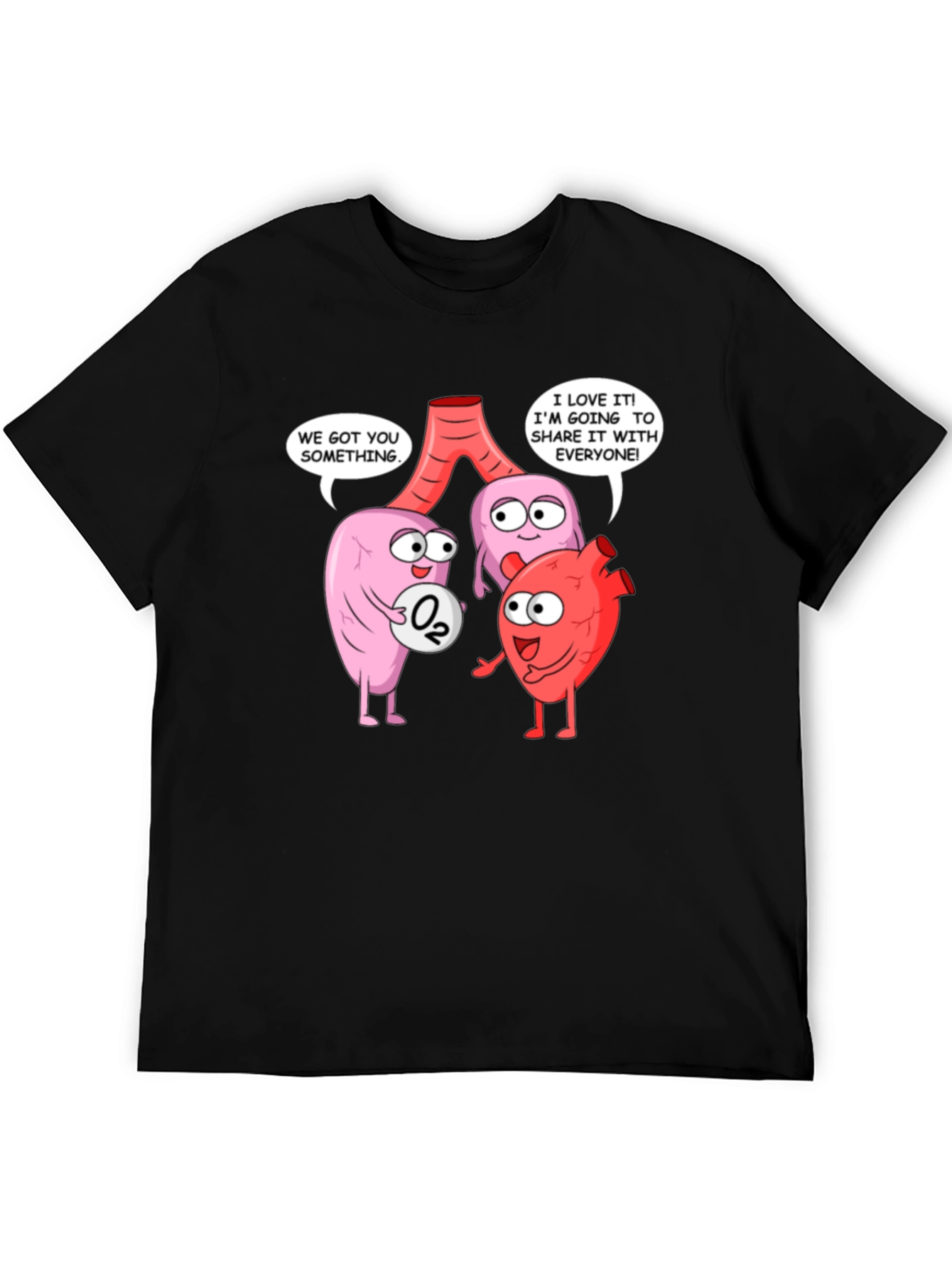 Anatomically Funny T-Shirt - Share the Love!