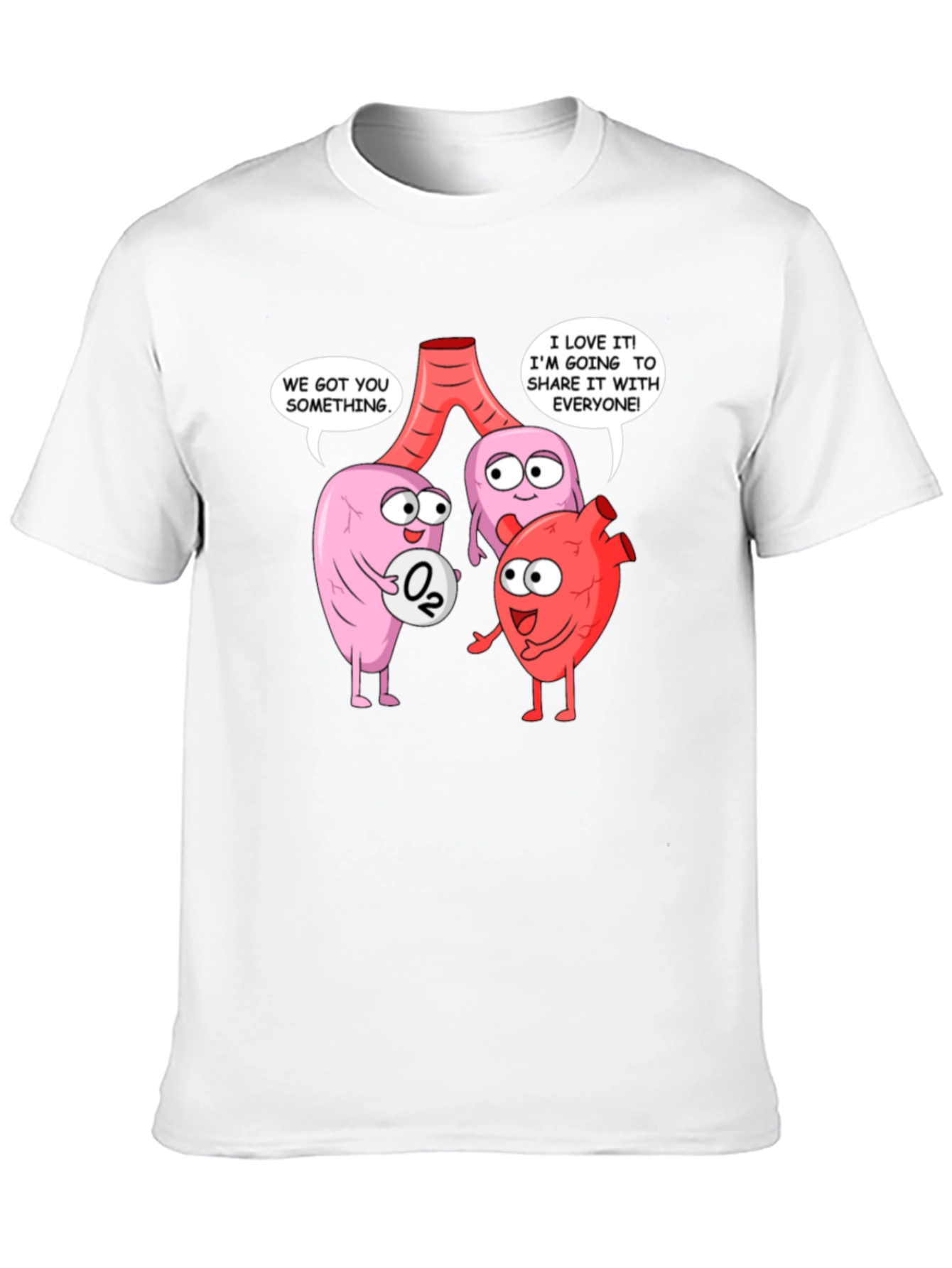 Anatomically Funny T-Shirt - Share the Love!