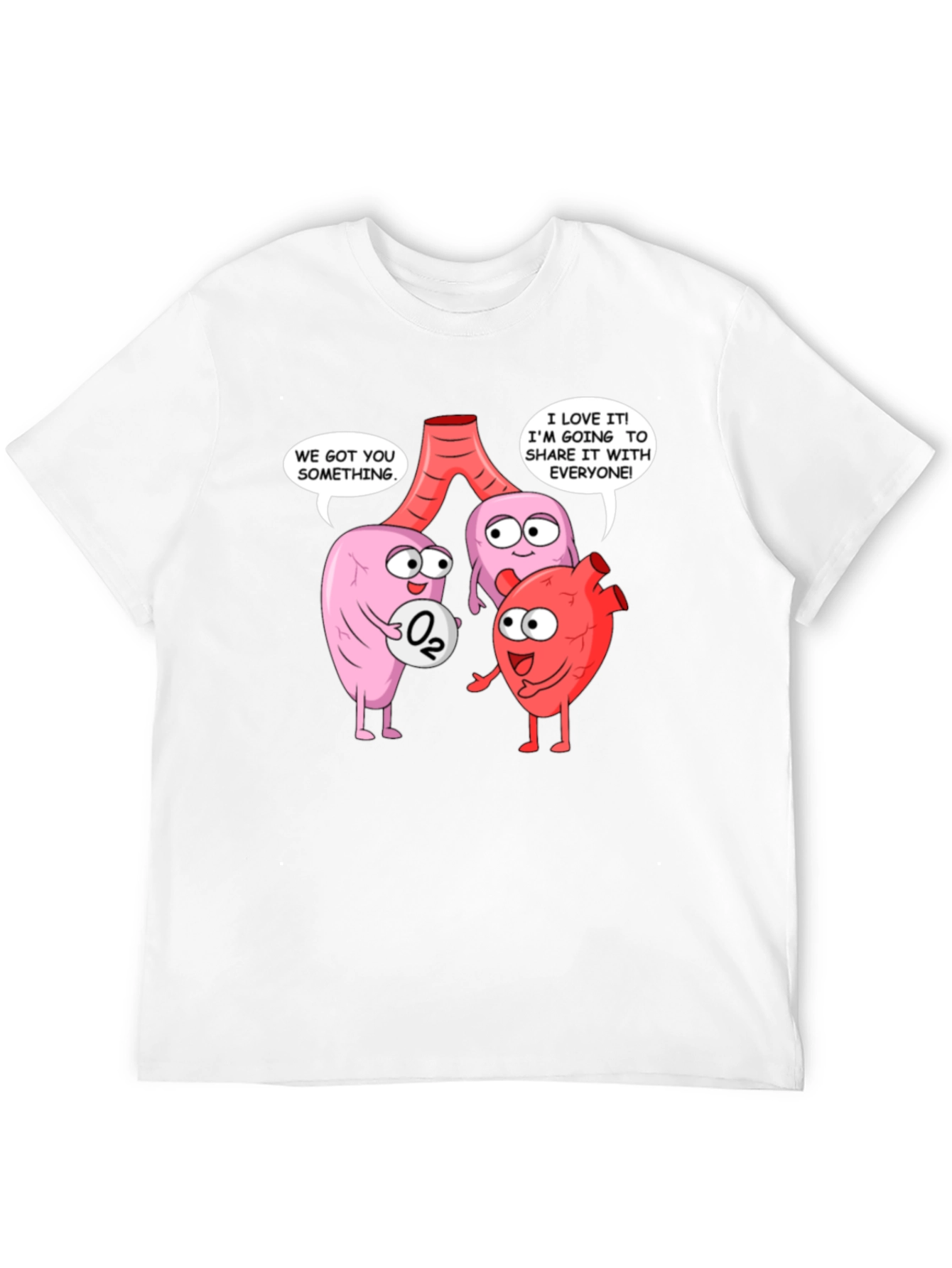 Anatomically Funny T-Shirt - Share the Love!