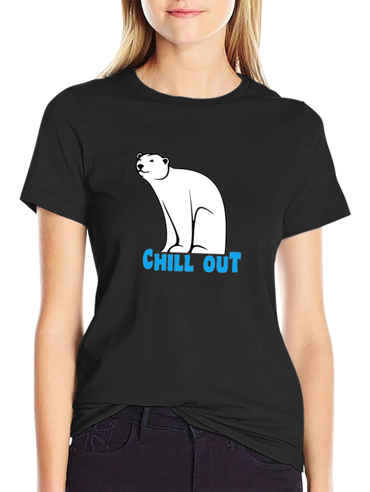 Chill Out Polar Bear Graphic Tee