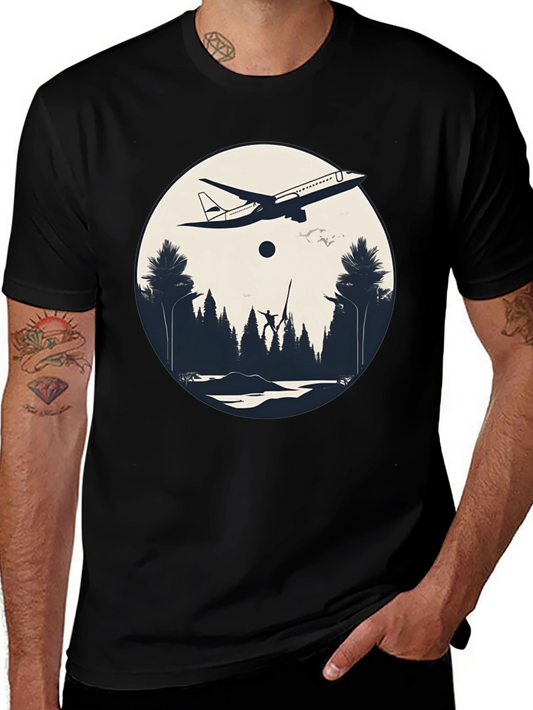 Aviation Forest Graphic Tee