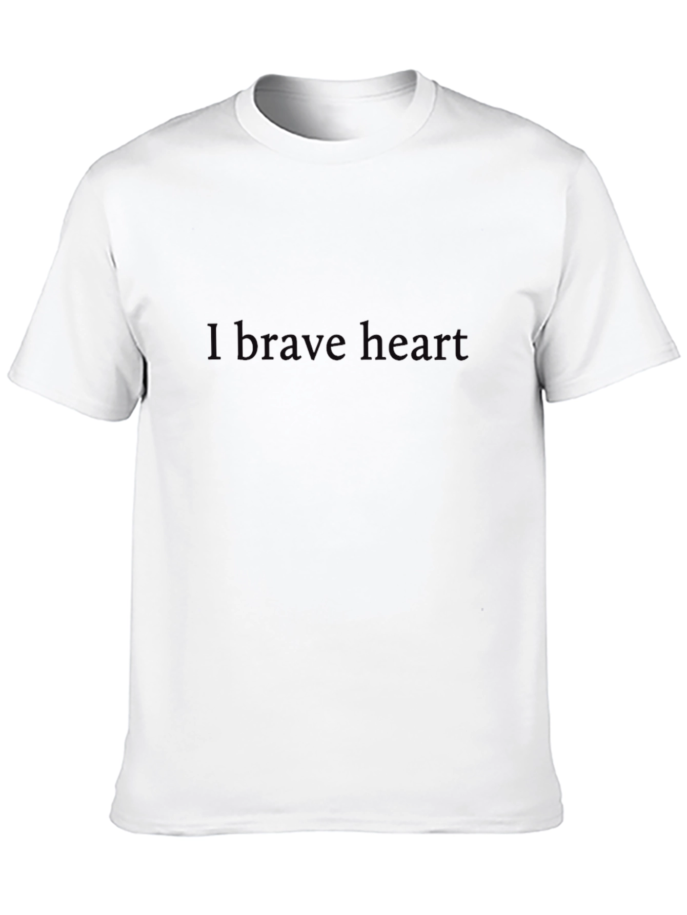 I Brave Heart Black T-Shirt