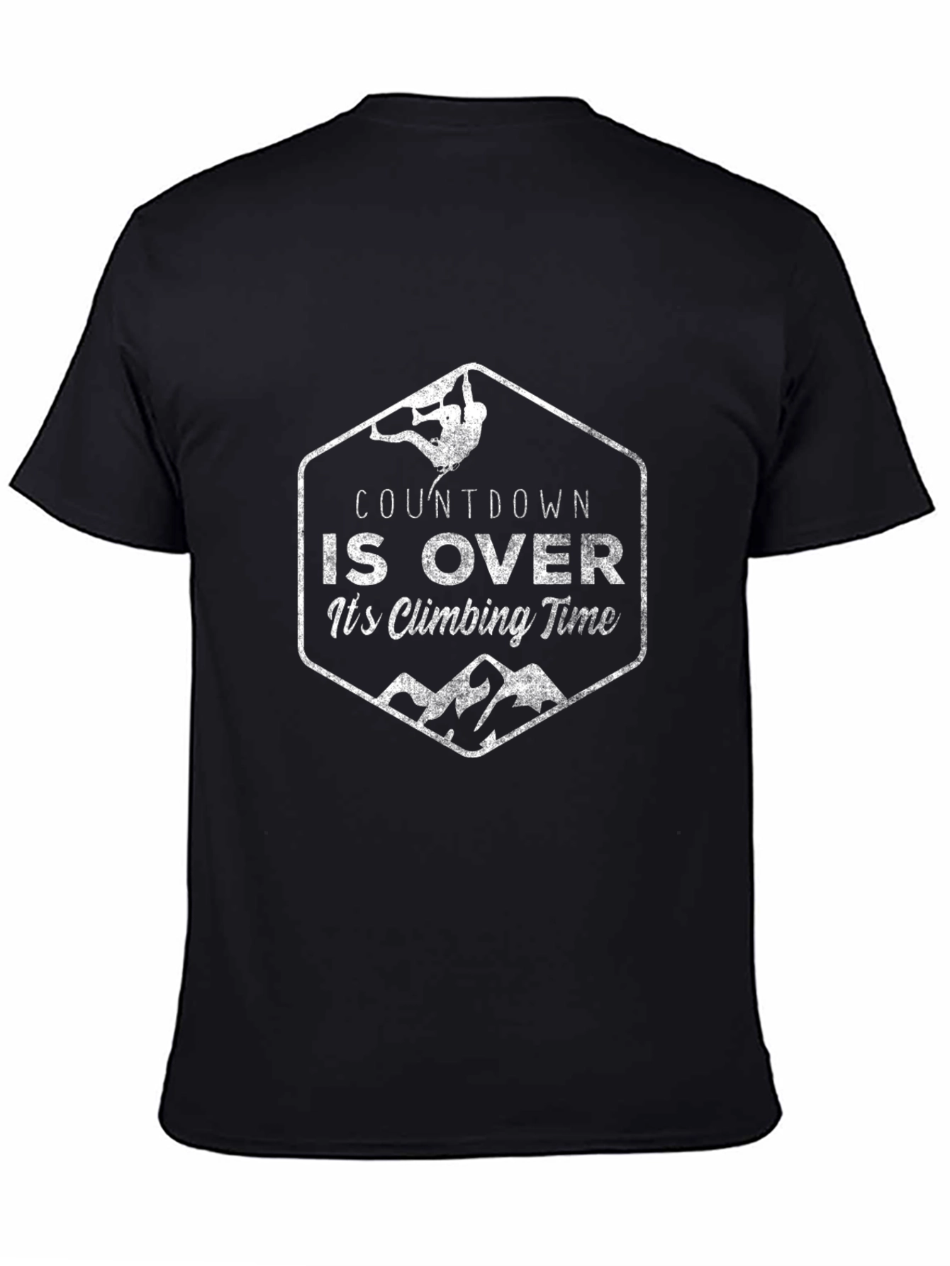 Climbing Time Graphic Tee - Black
