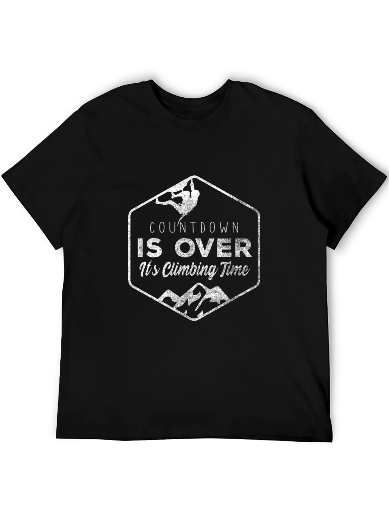Climbing Time Graphic Tee - Black
