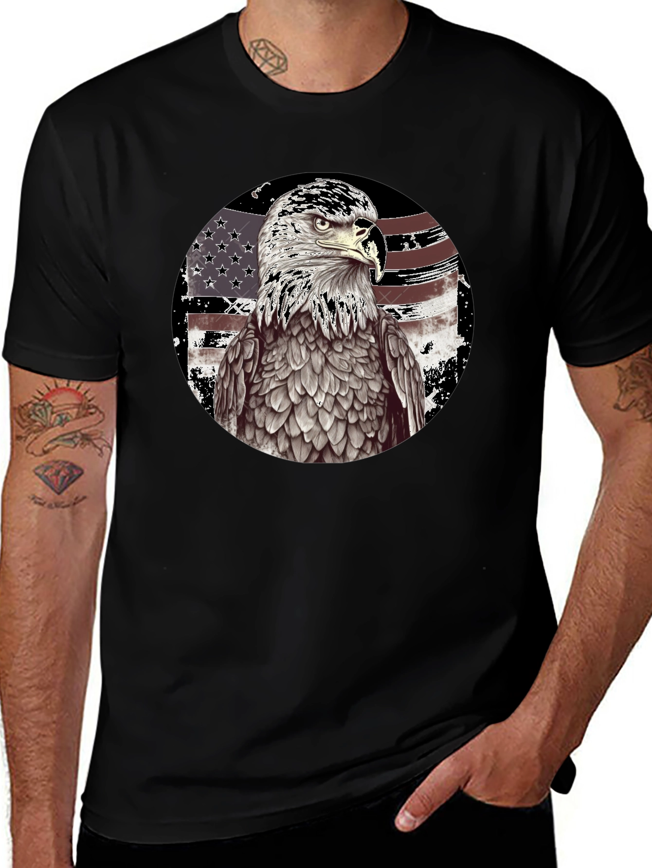American Eagle Patriotic T-Shirt