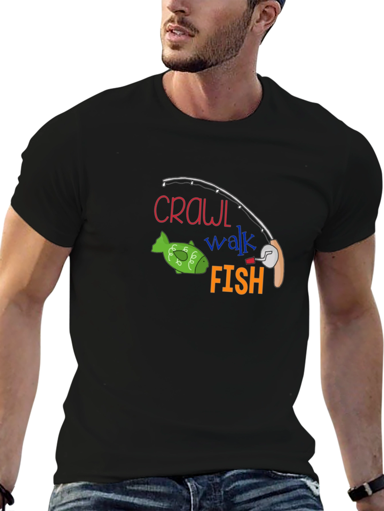 Crawl Walk Fish T-Shirt