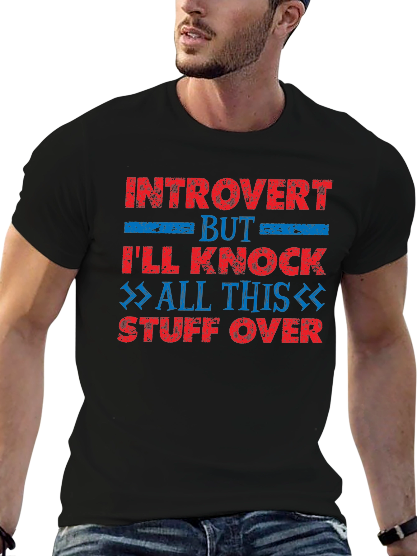 Introvert T-Shirt - Knock Stuff Over