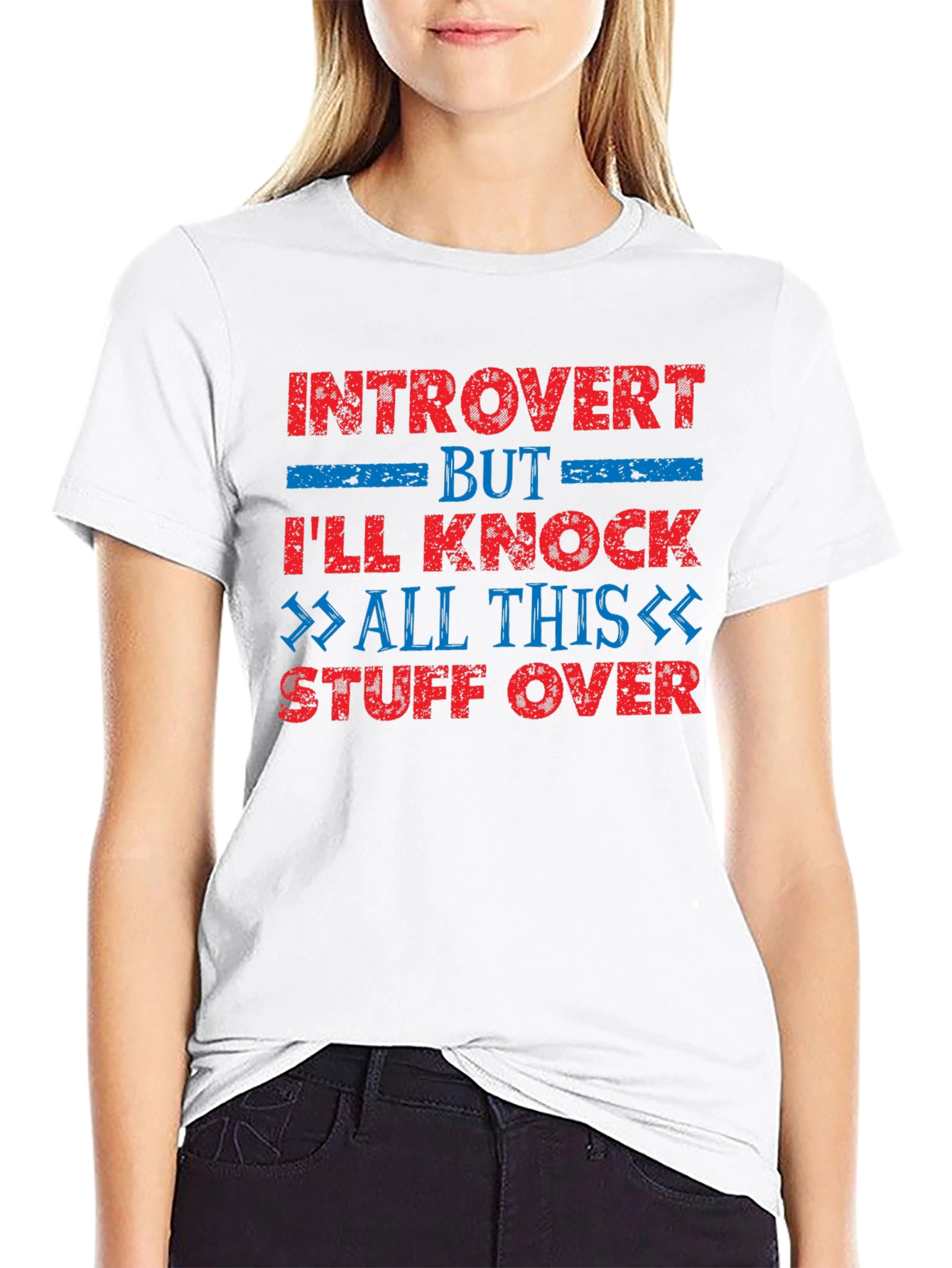 Introvert T-Shirt - Knock Stuff Over