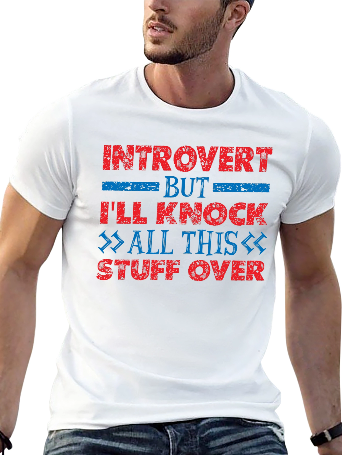 Introvert T-Shirt - Knock Stuff Over