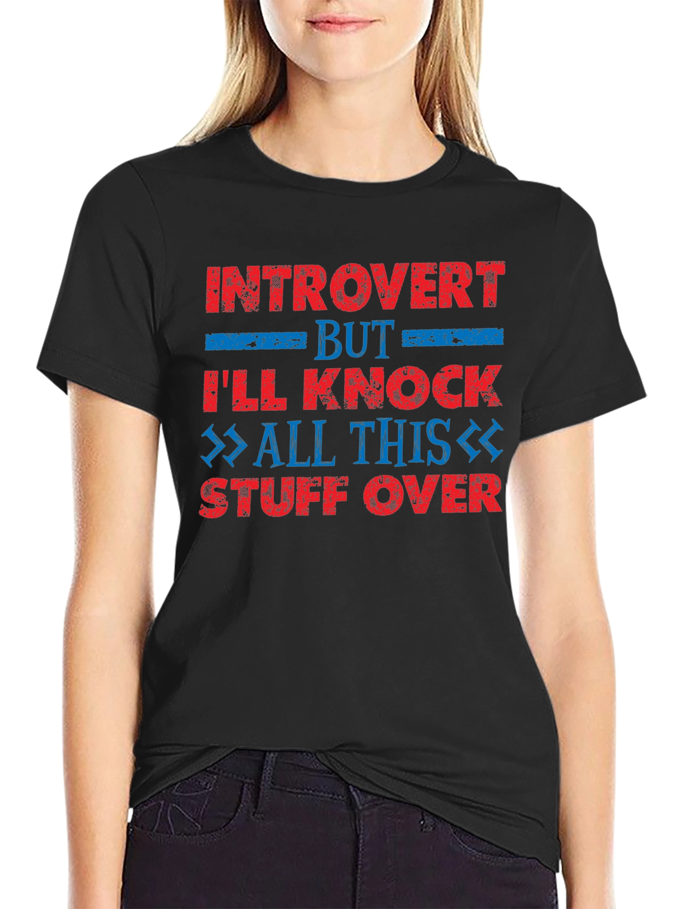 Introvert T-Shirt - Knock Stuff Over