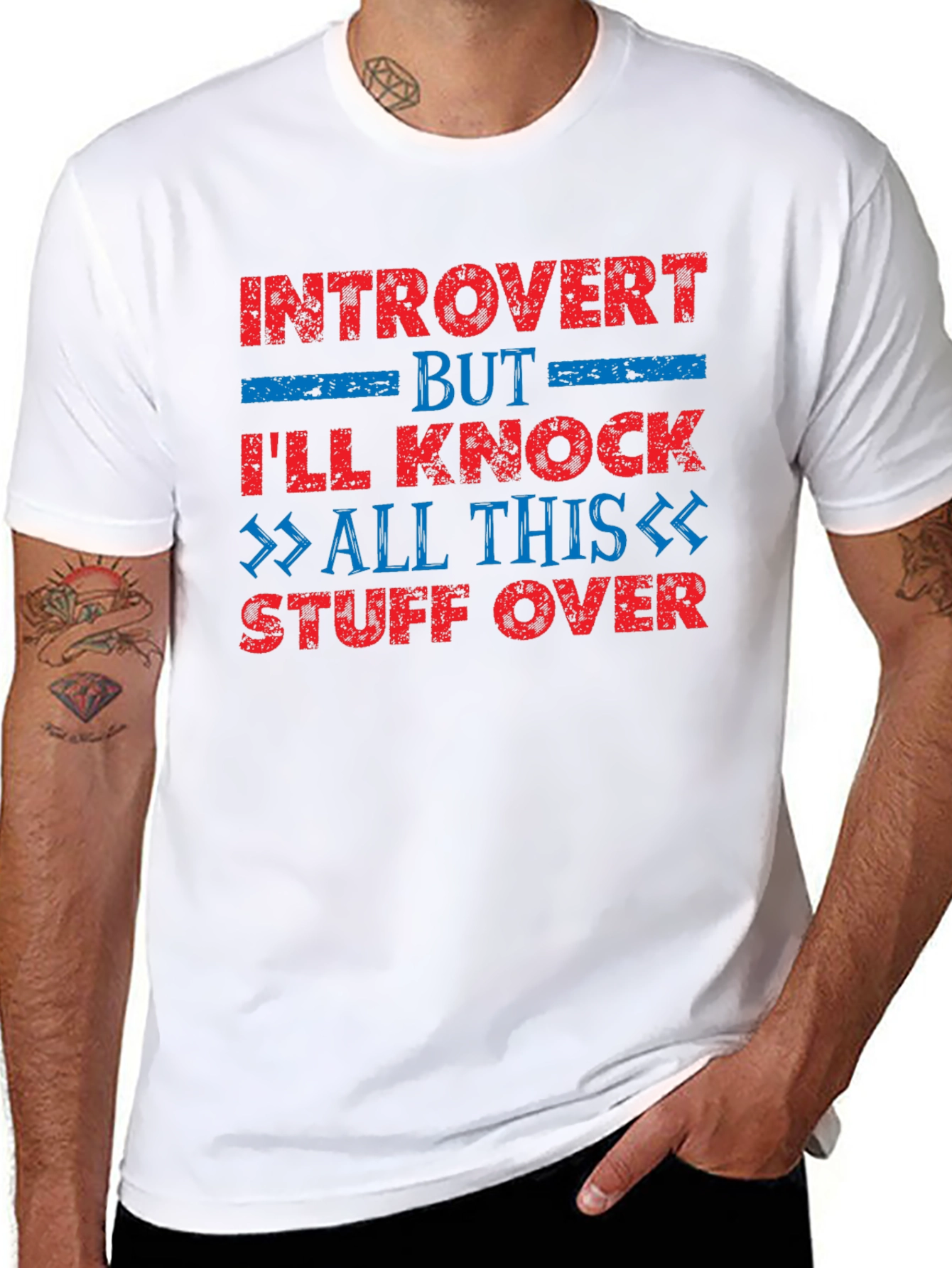 Introvert T-Shirt - Knock Stuff Over