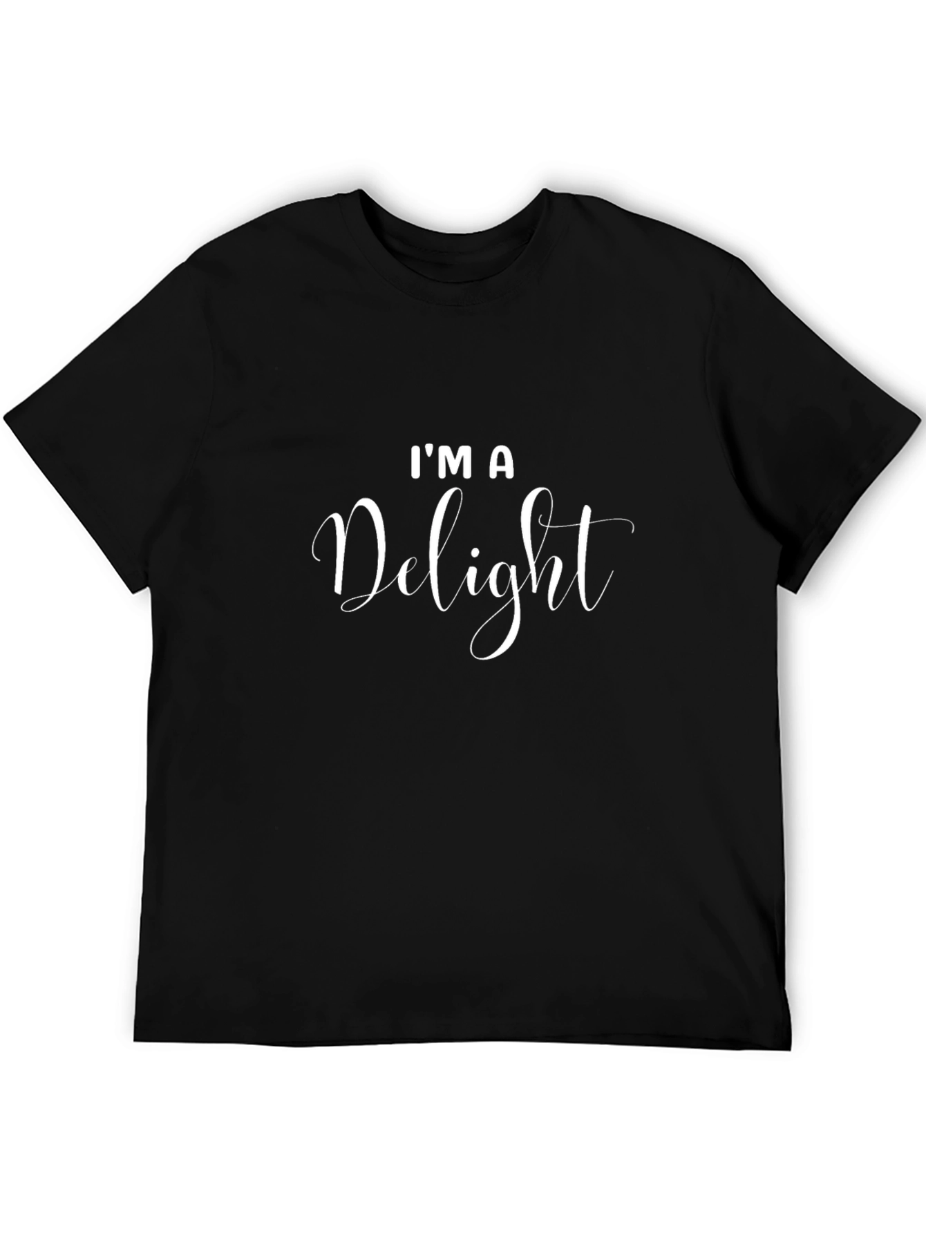 Im A Delight Graphic Tee - Black