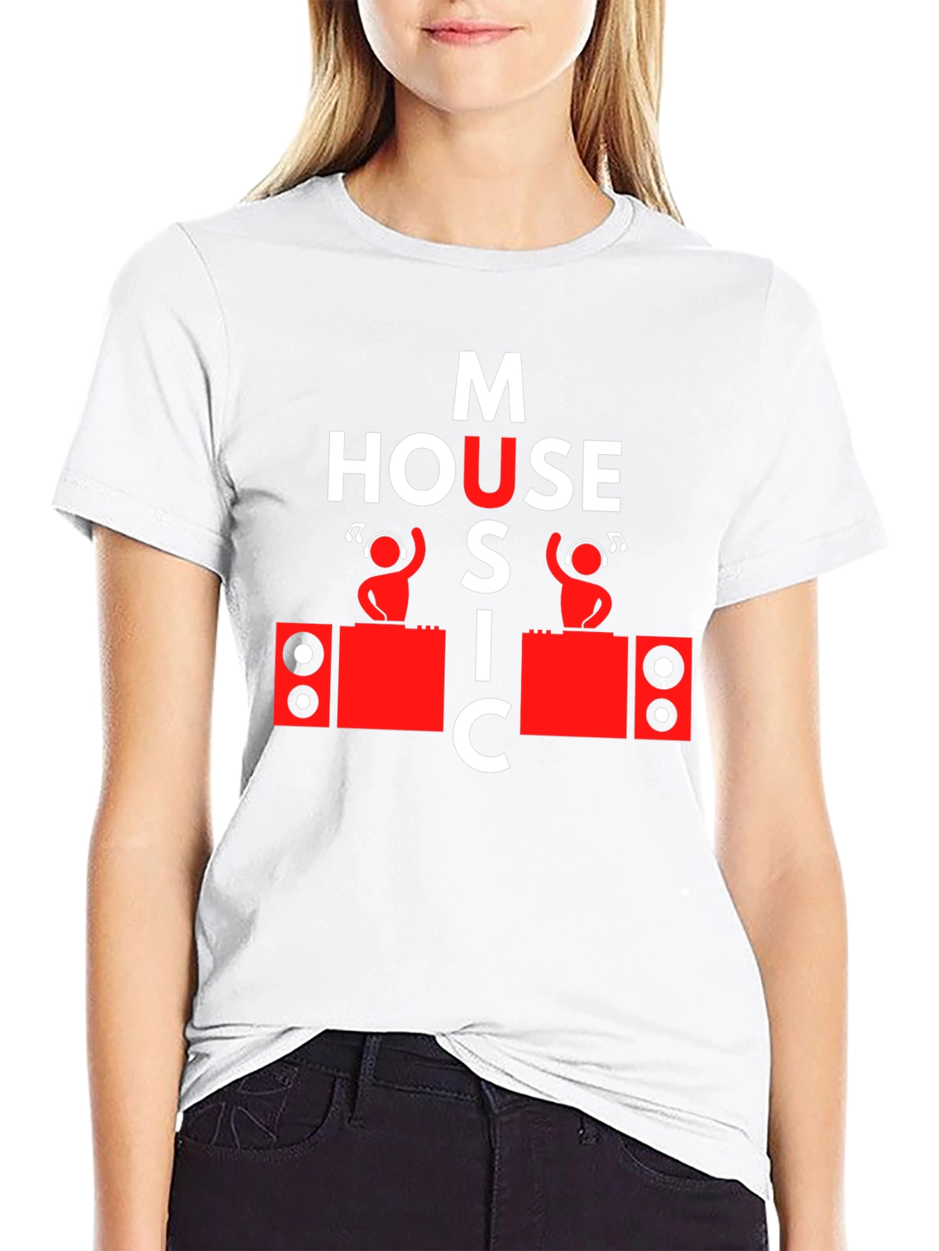 House Music DJ Graphic Tee