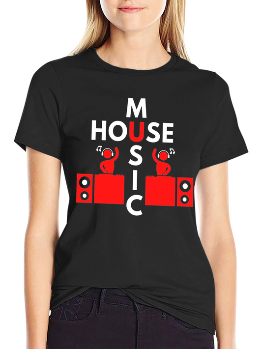 House Music DJ Graphic Tee