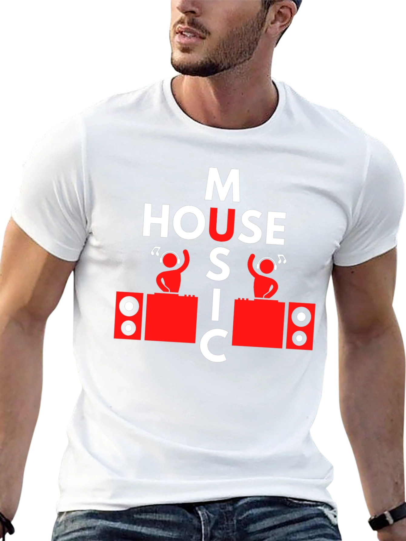House Music DJ Graphic Tee