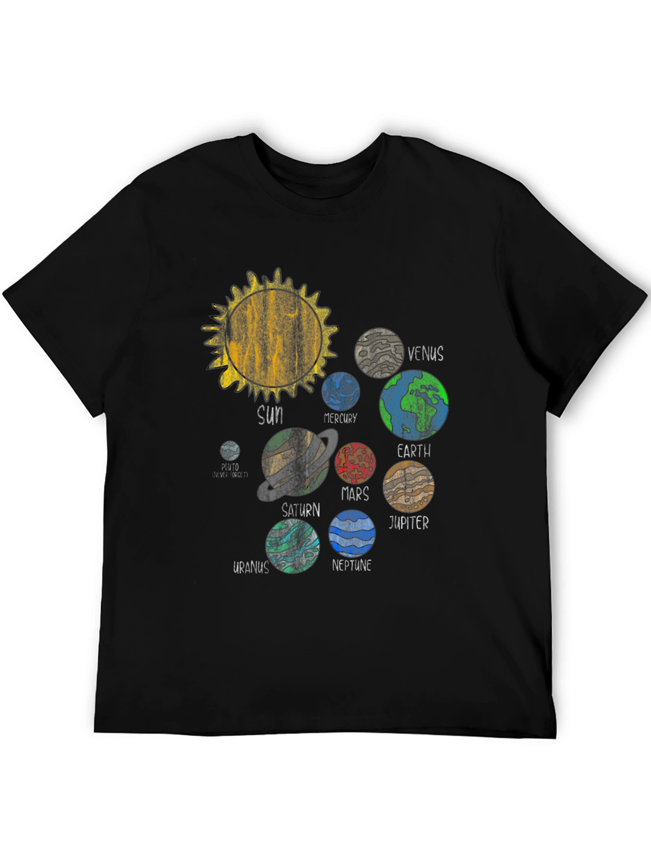 Planets Graphic Tee - Solar System T-Shirt