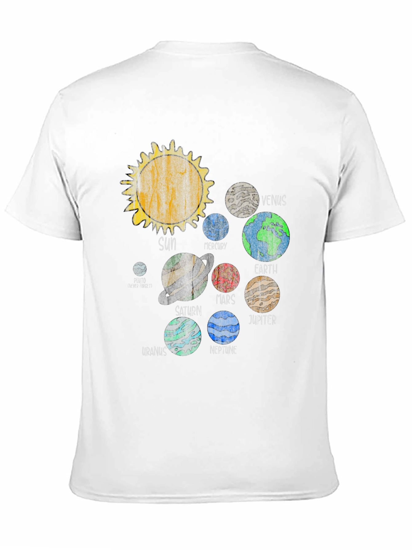 Planets Graphic Tee - Solar System T-Shirt