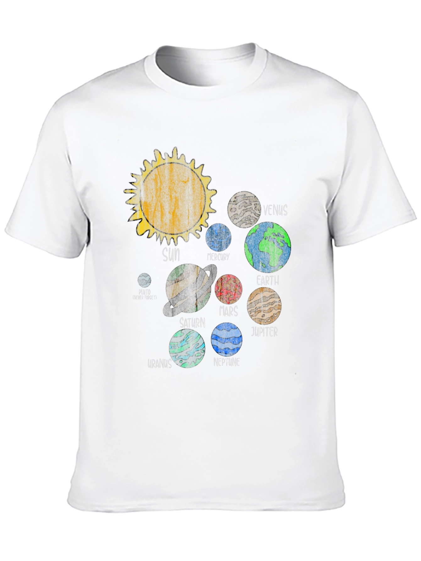 Planets Graphic Tee - Solar System T-Shirt