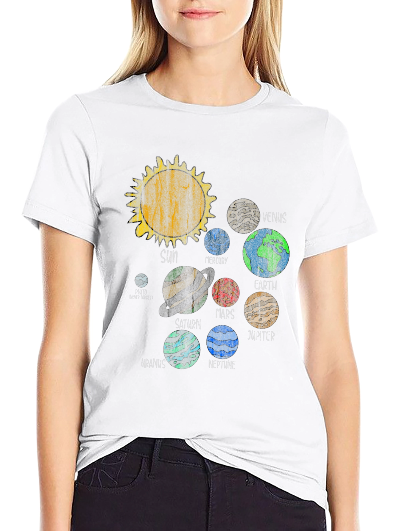 Planets Graphic Tee - Solar System T-Shirt