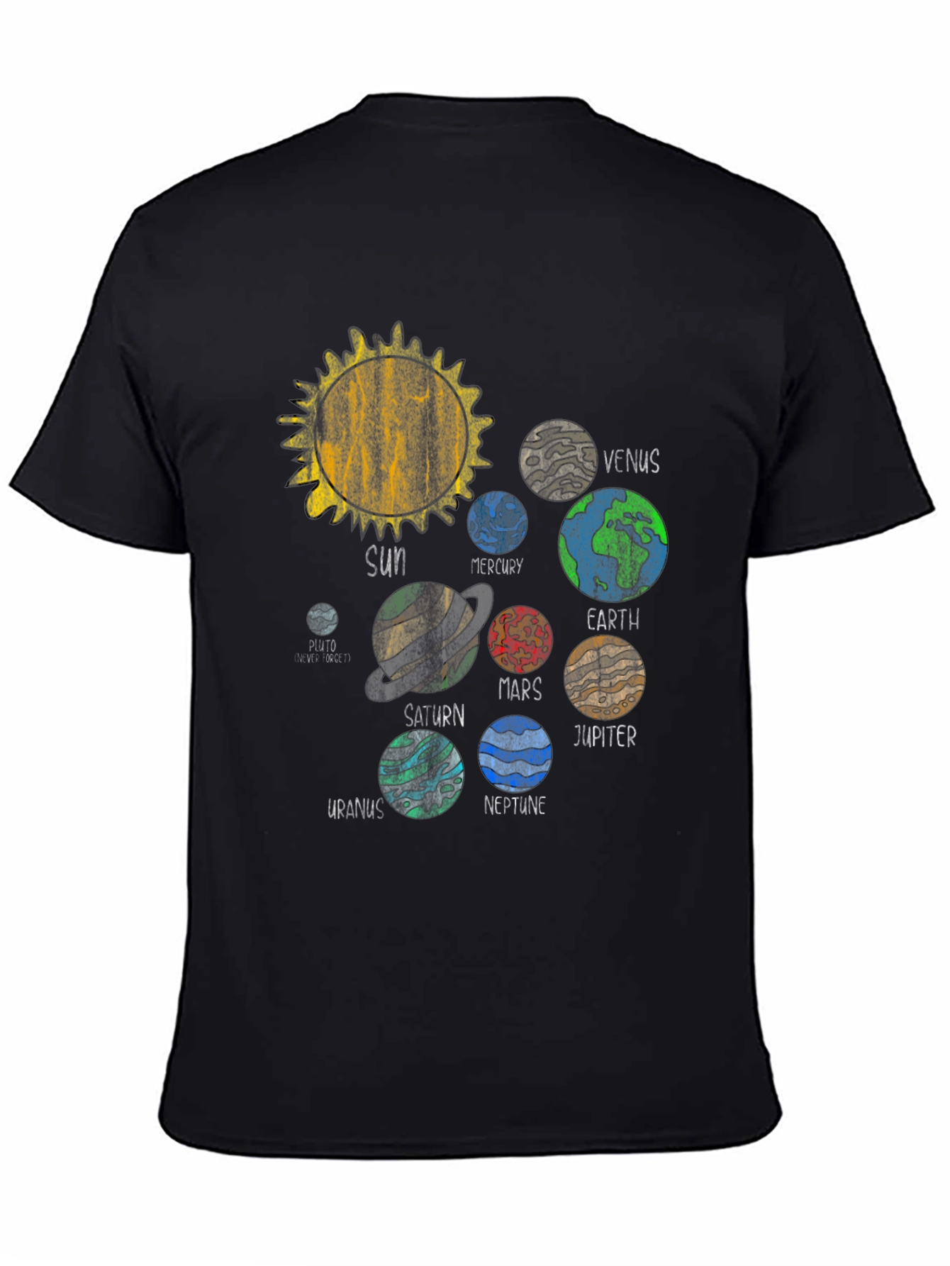 Planets Graphic Tee - Solar System T-Shirt