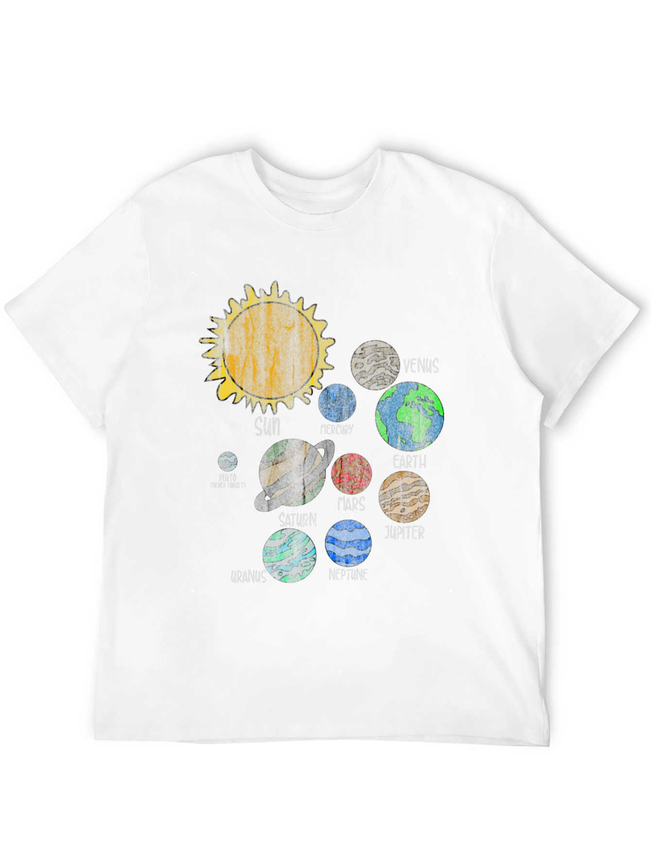 Planets Graphic Tee - Solar System T-Shirt