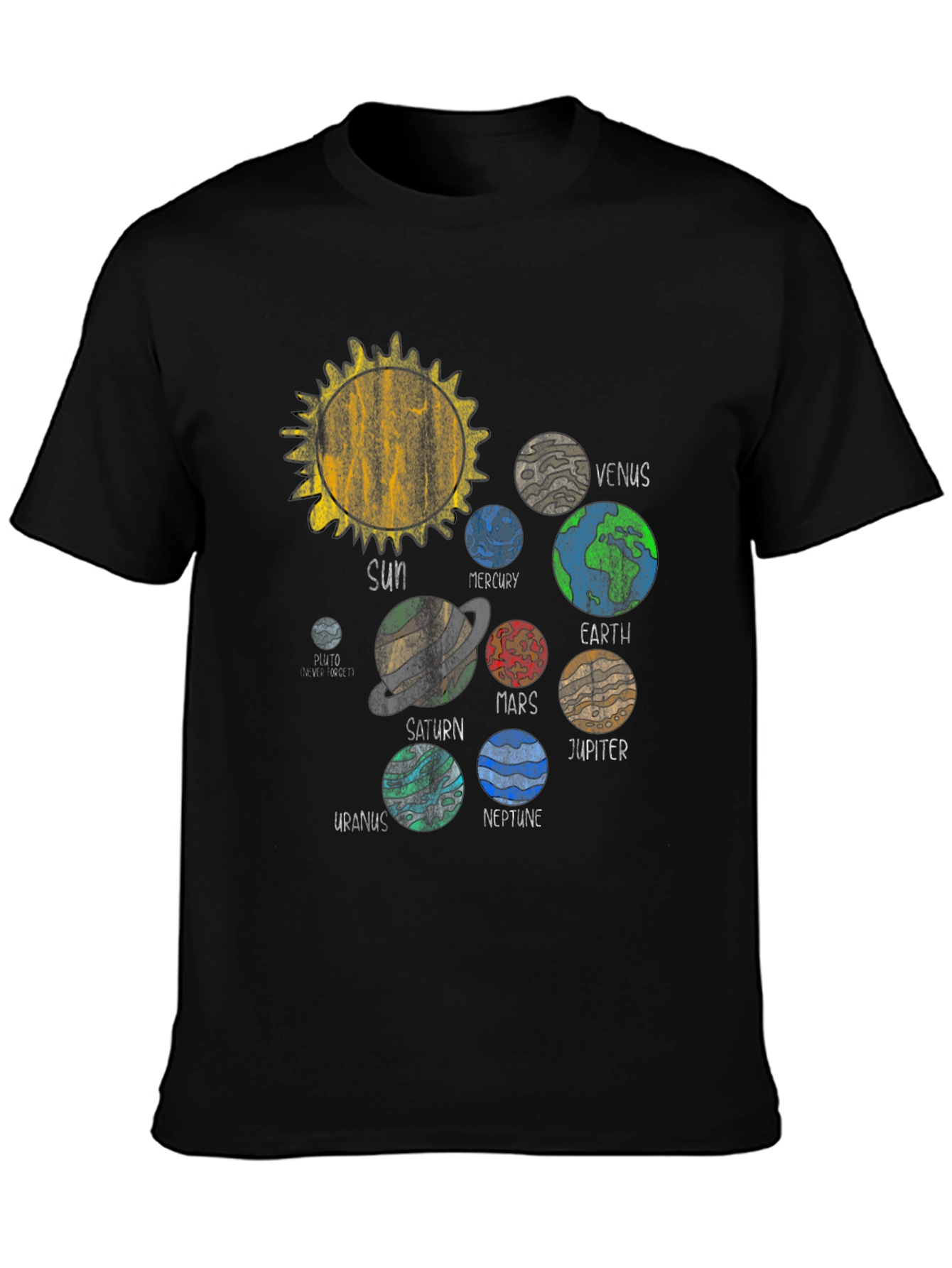 Planets Graphic Tee - Solar System T-Shirt