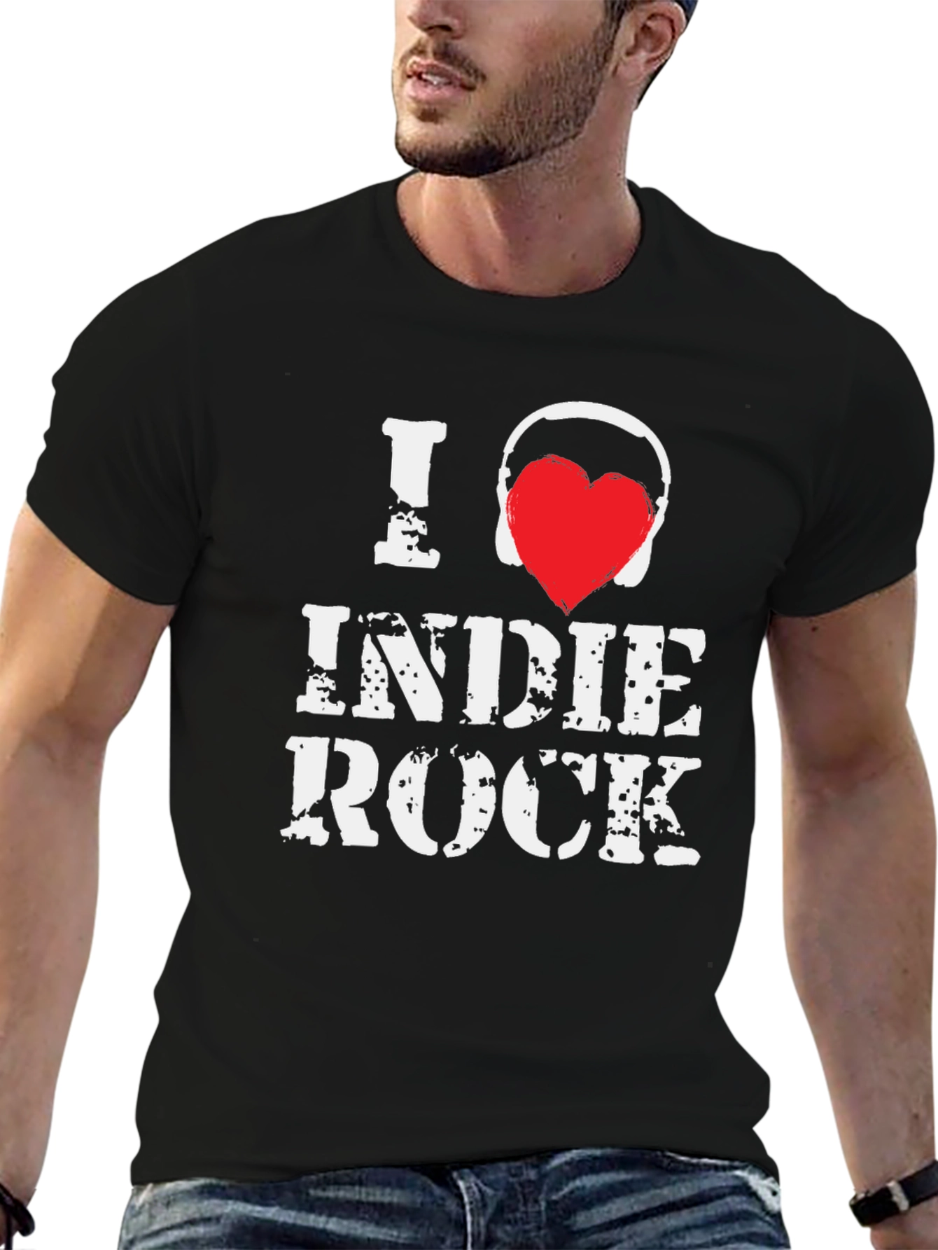 I Love Indie Rock Graphic T-Shirt