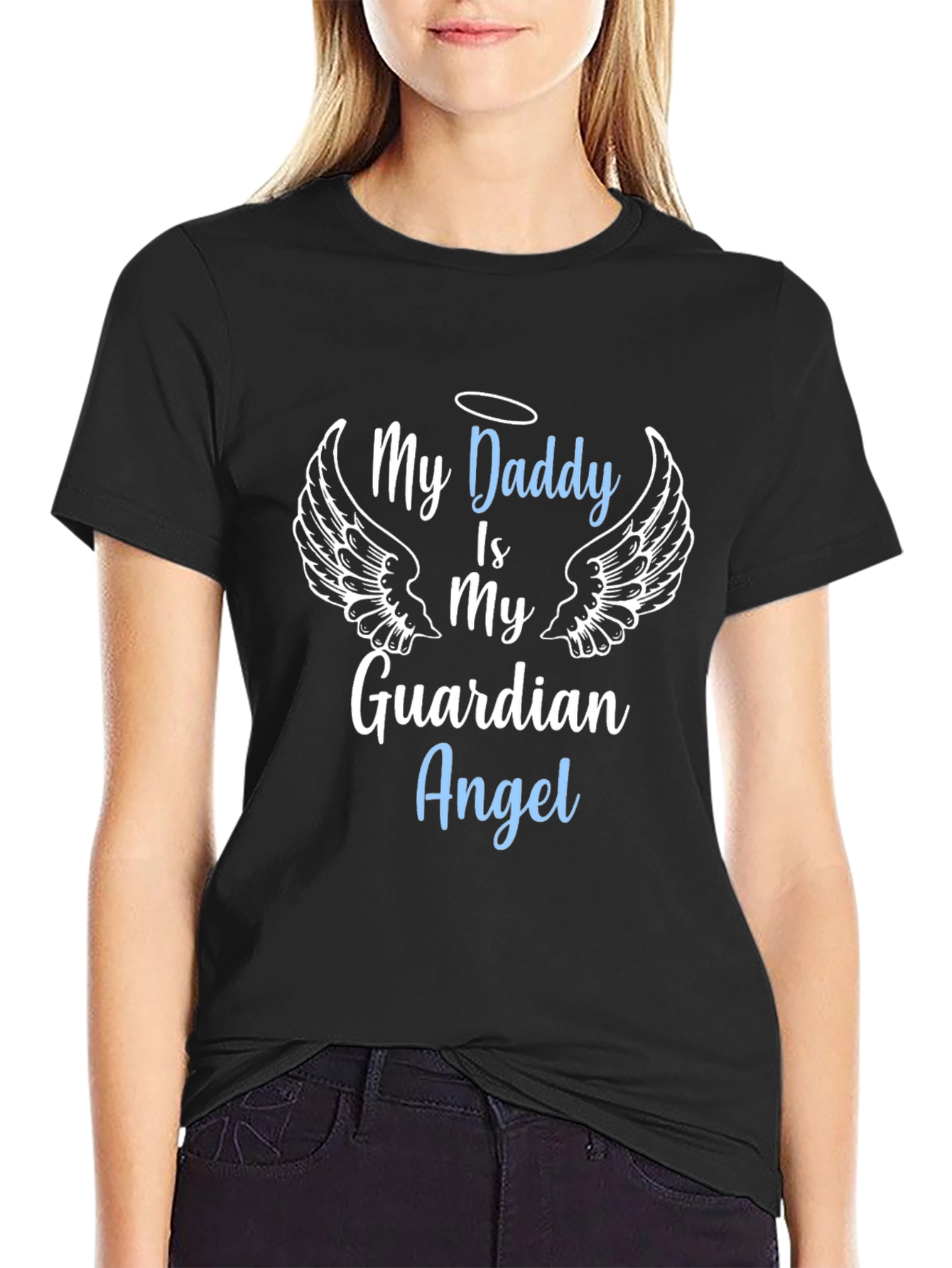 My Daddy Is My Guardian Angel T-Shirt