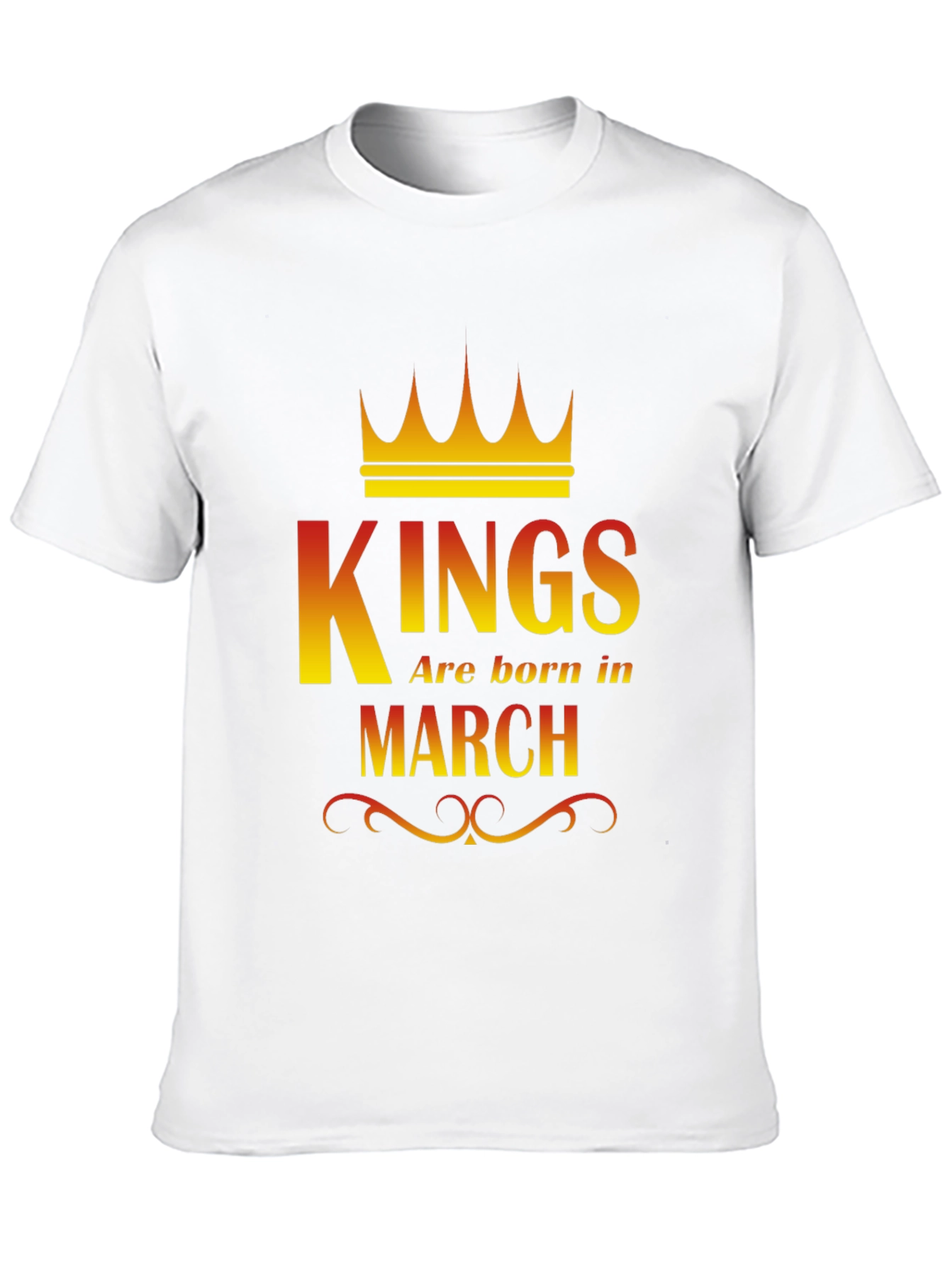 Kings Are Born In March Graphic T-Shirt