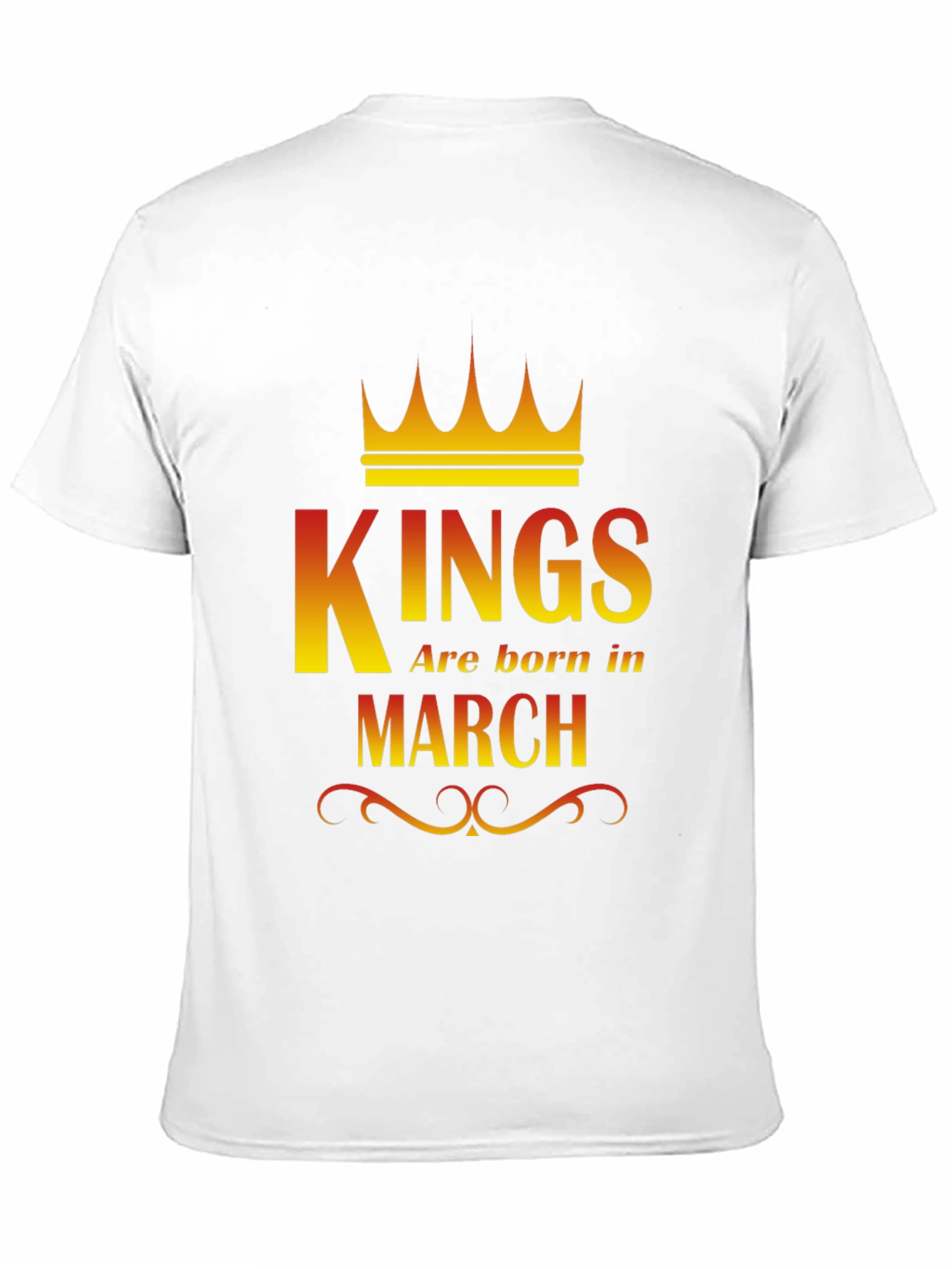 Kings Are Born In March Graphic T-Shirt