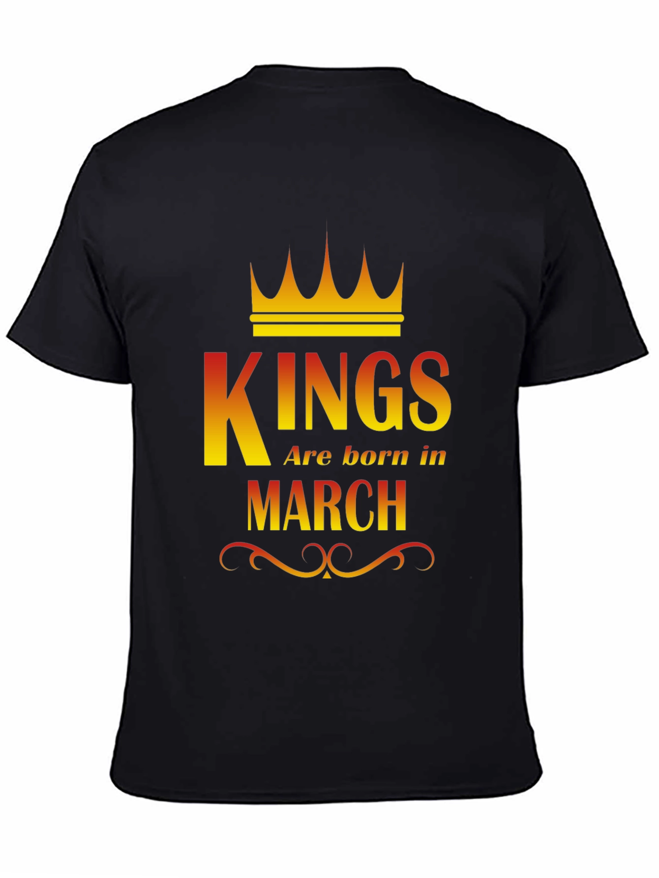 Kings Are Born In March Graphic T-Shirt