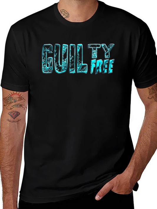 Guilty Free Graphic Tee - Cool Design