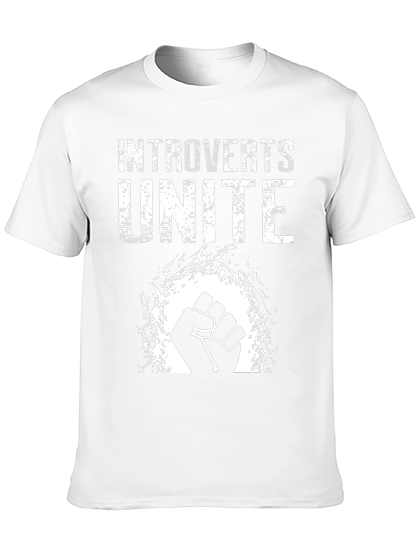 Introverts Unite Black Graphic T-Shirt