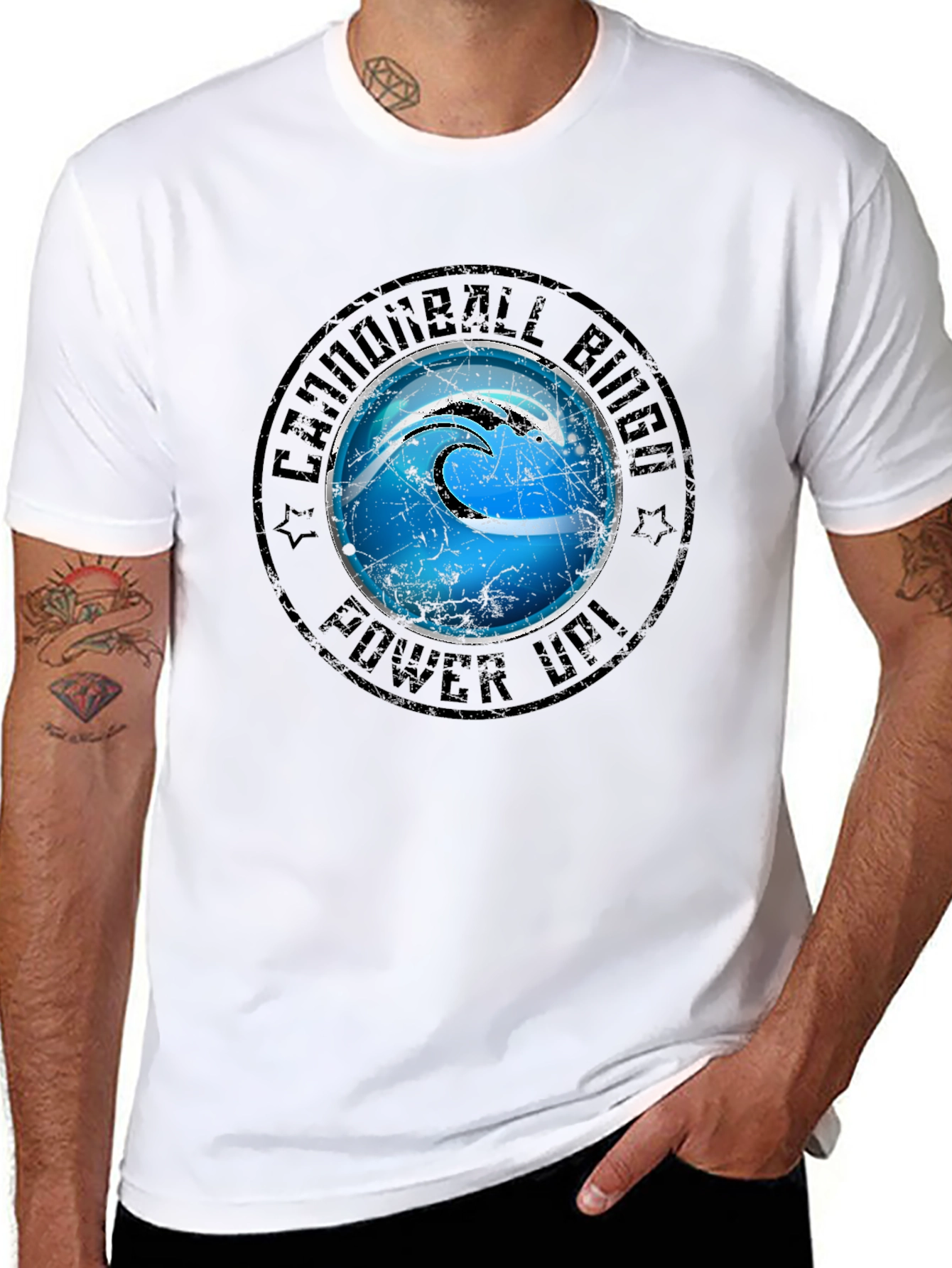 Cannonball Bingo Power Up T-Shirt - Graphic Tee