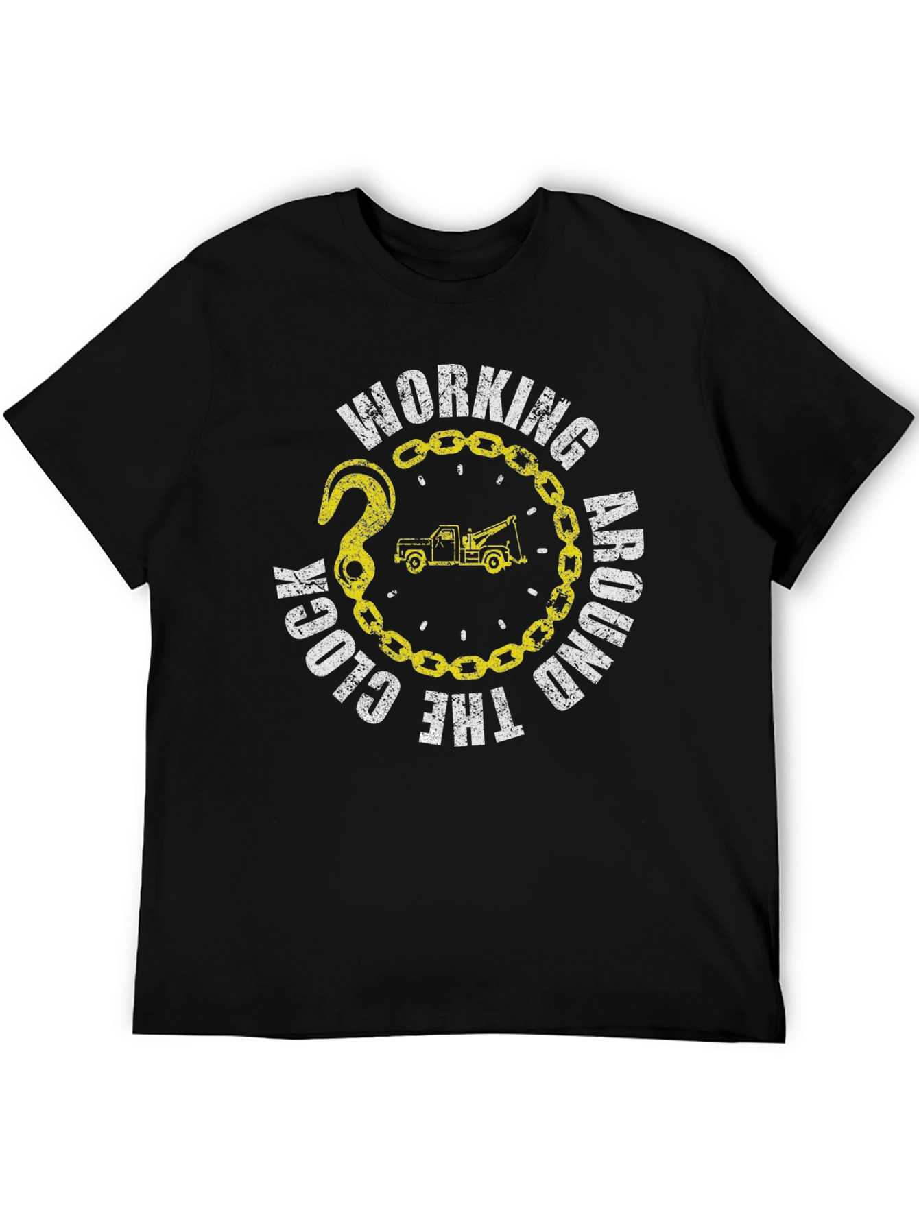 Working Around The Clock Tow Truck T-Shirt