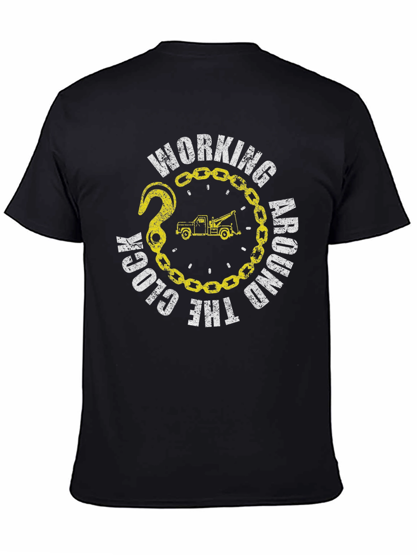 Working Around The Clock Tow Truck T-Shirt