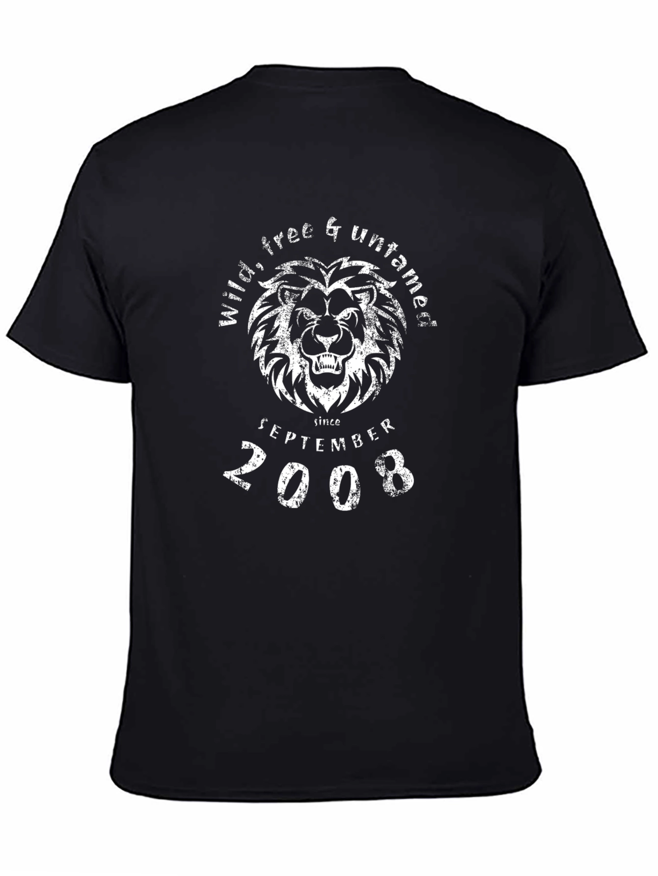 Wild & Untamed Lion Graphic T-Shirt - September 2008