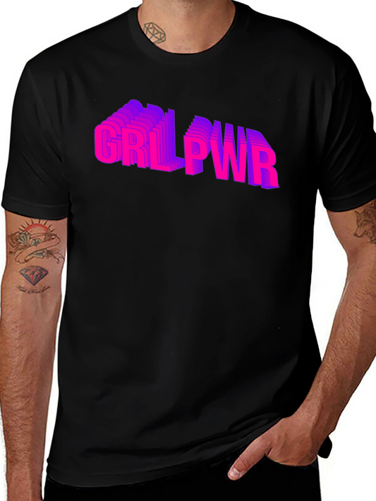 GRL PWR Graphic T-Shirt - Empowering Style