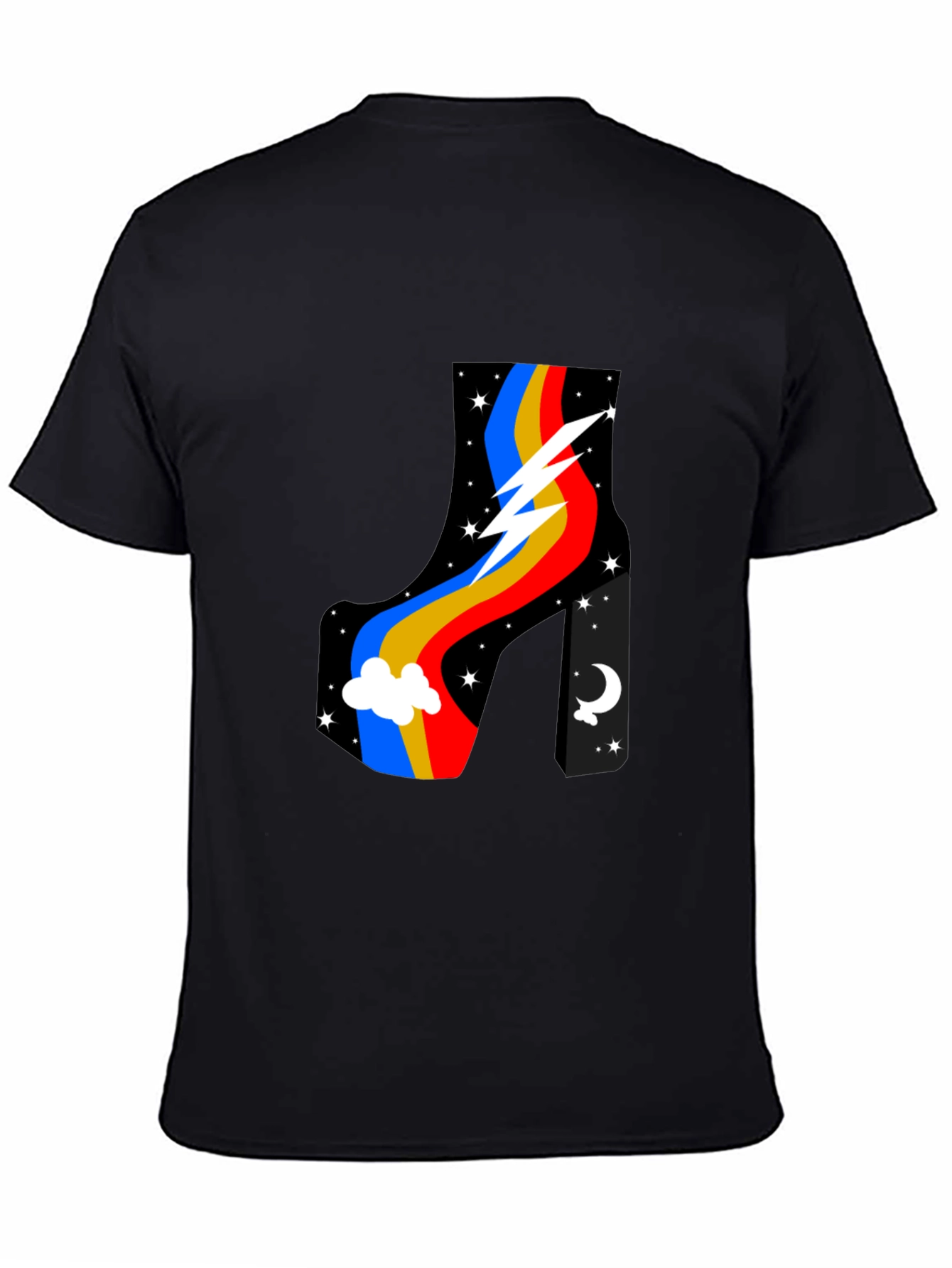 Retro Platform Boot Graphic T-Shirt