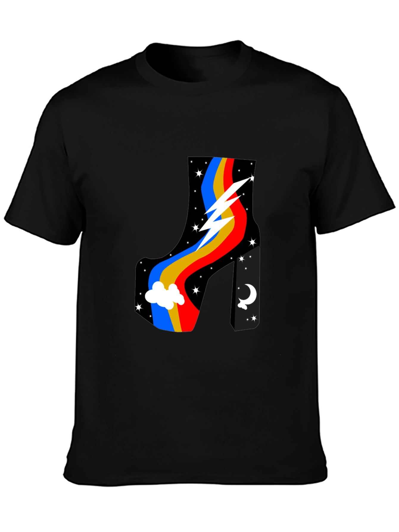Retro Platform Boot Graphic T-Shirt
