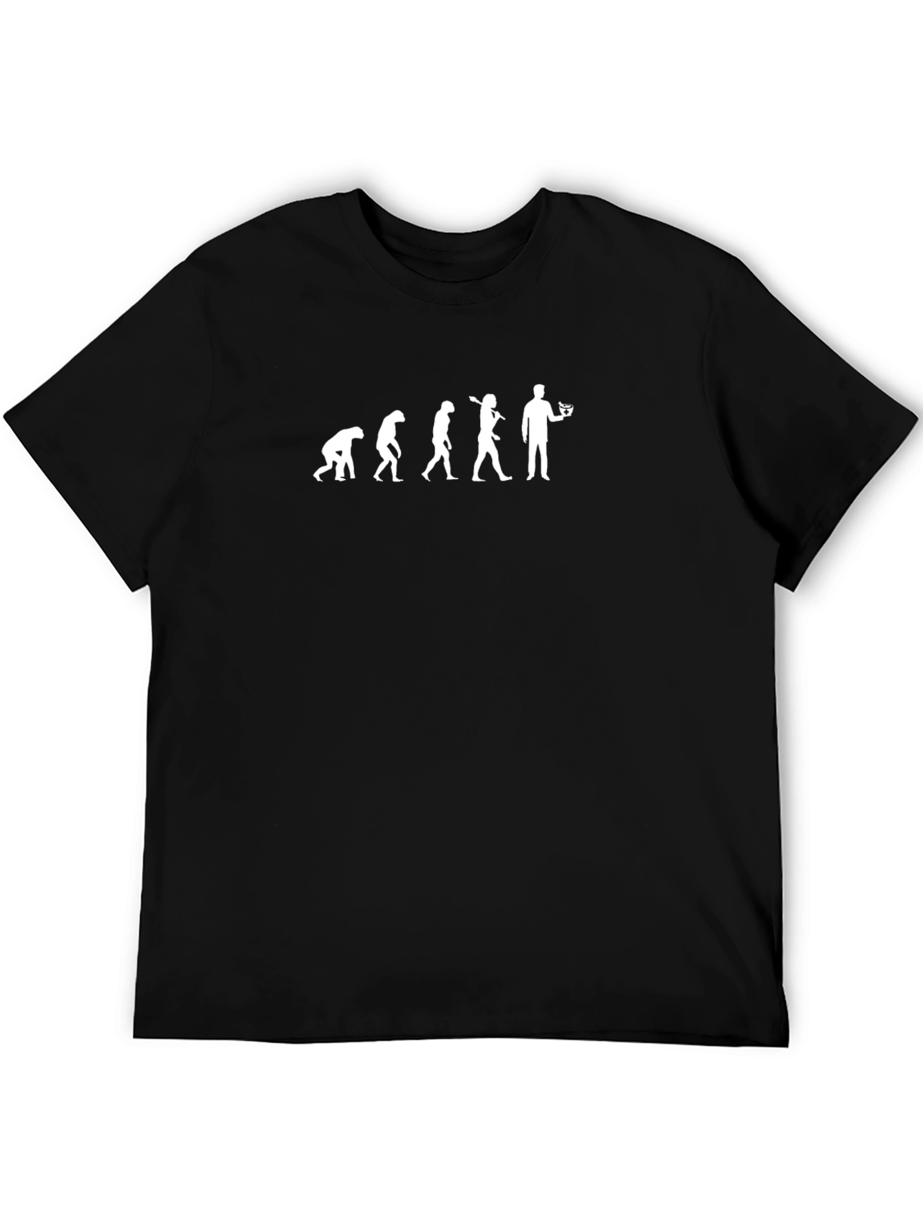 Evolution of Man Black T-Shirt