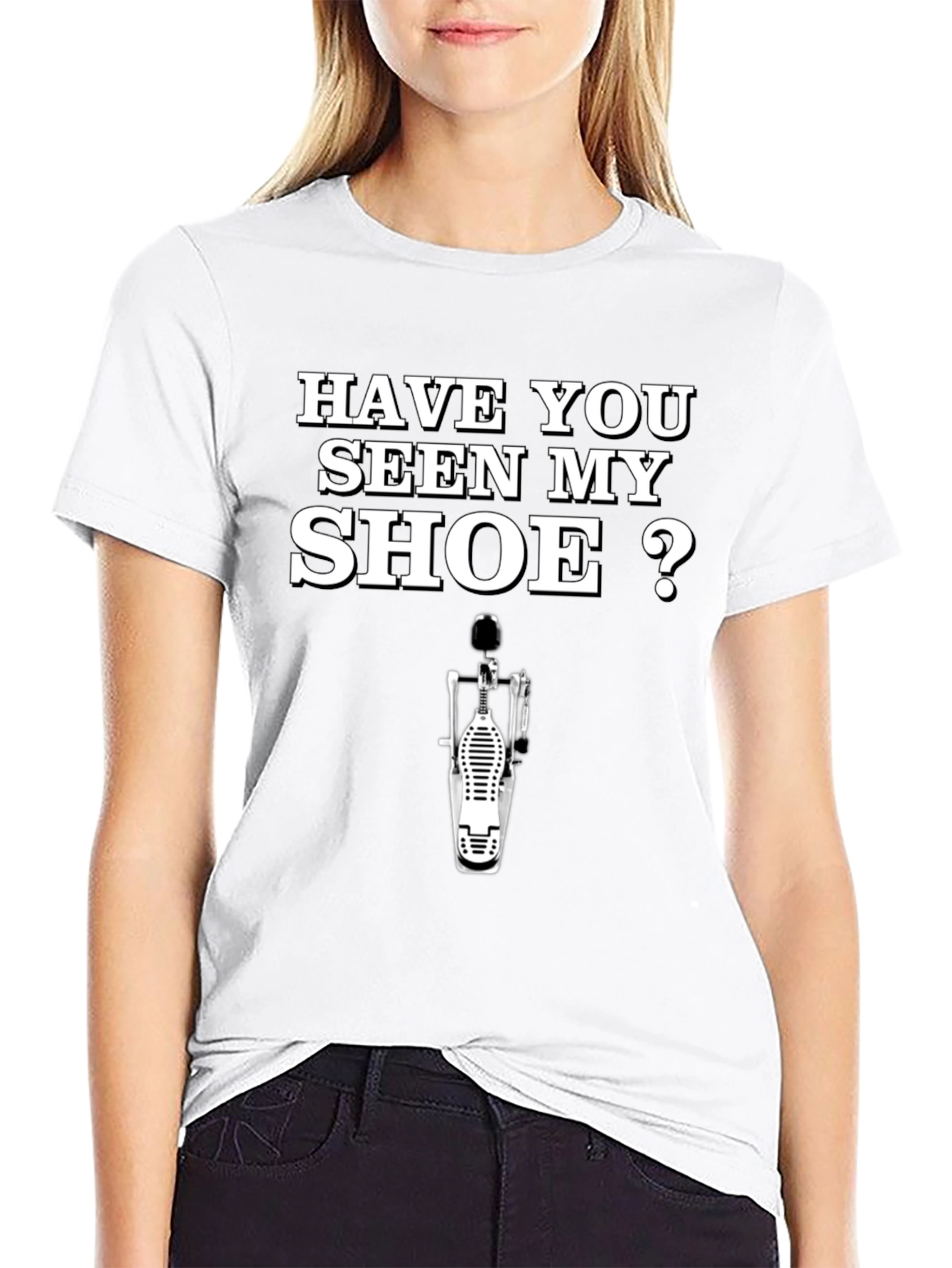 Funny Drummer T-Shirt - Have You Seen My Shoe?
