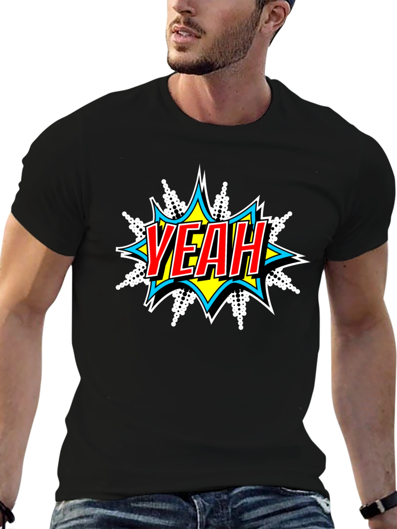 YEAH! Graphic Tee - Bold Pop Art Design
