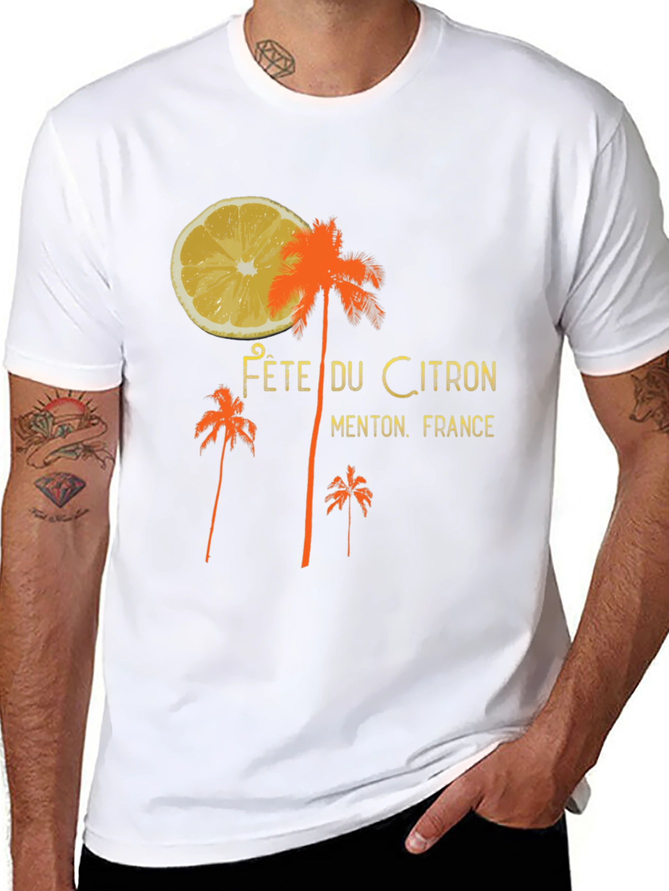 Fête du Citron Graphic Tee - Menton France